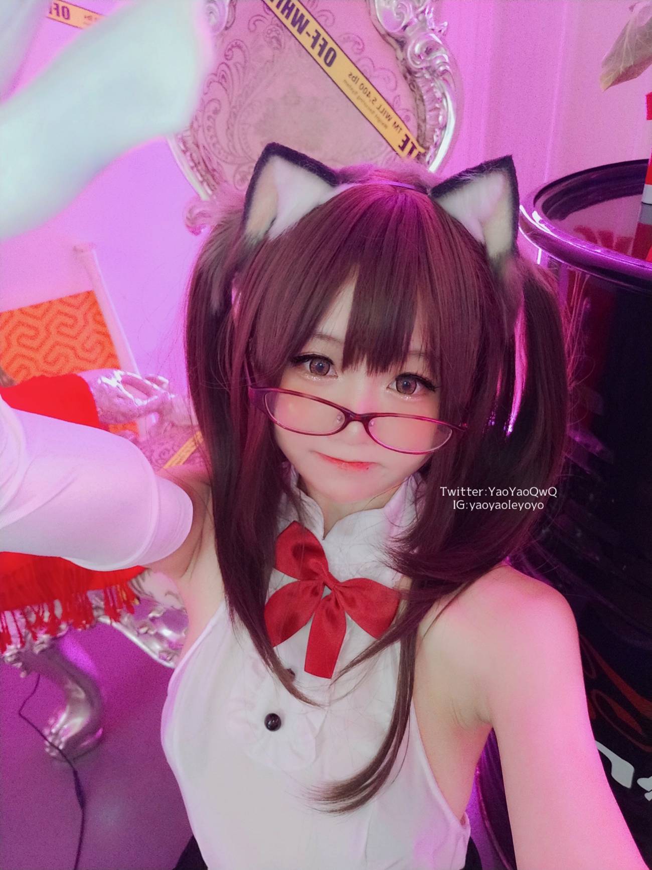 图片[39]-萌妹子Coser摇摇乐yoyo – 黑色紧身衣 [100P] – 速更版-美库