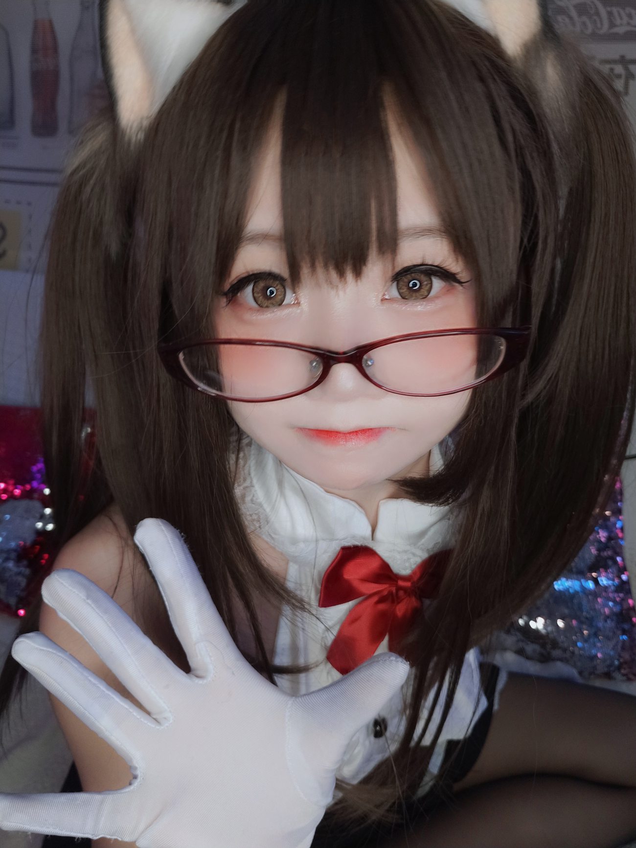 图片[44]-萌妹子Coser摇摇乐yoyo – 黑色紧身衣 [100P] – 速更版-美库