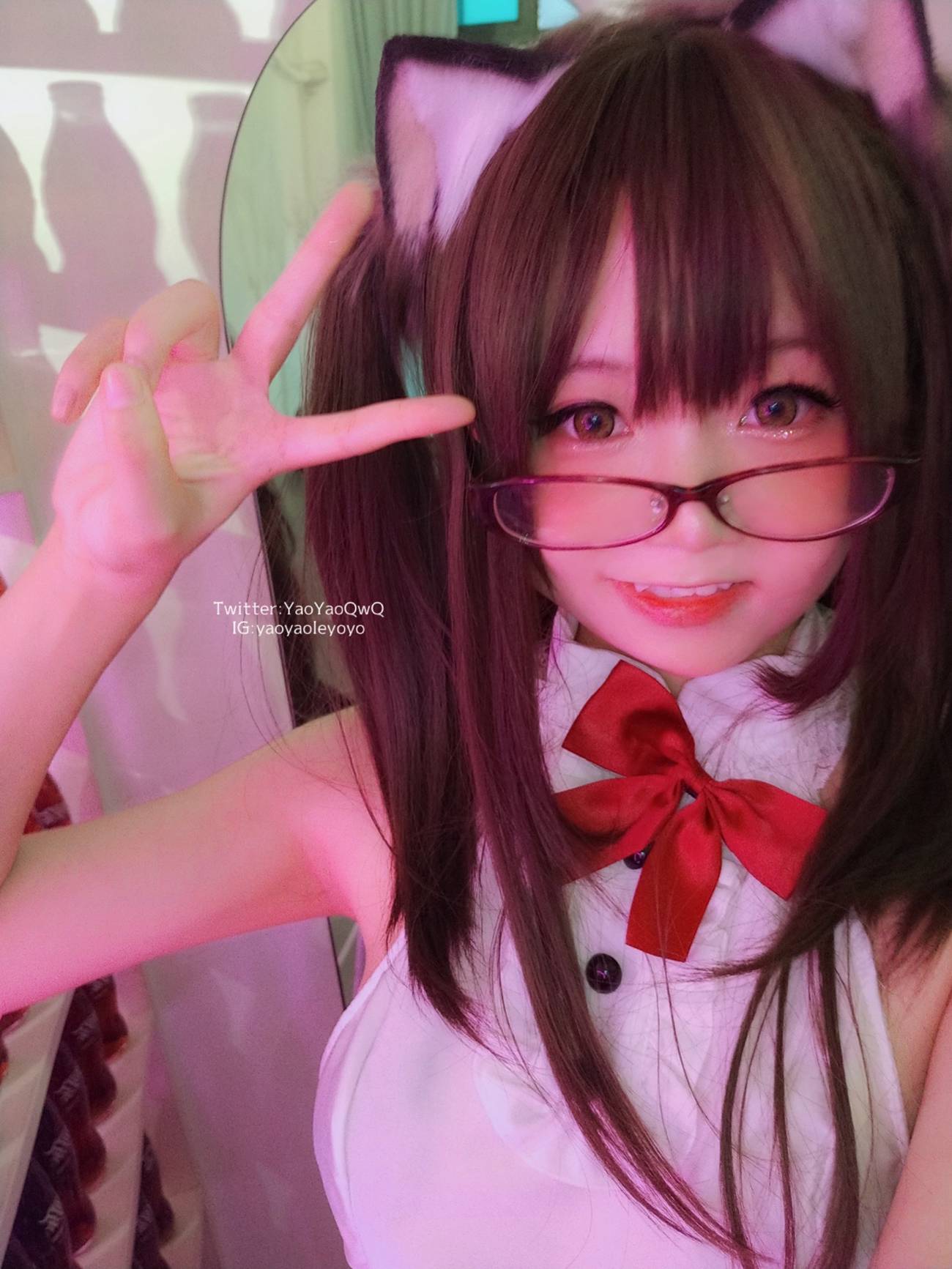 图片[47]-萌妹子Coser摇摇乐yoyo – 黑色紧身衣 [100P] – 速更版-美库