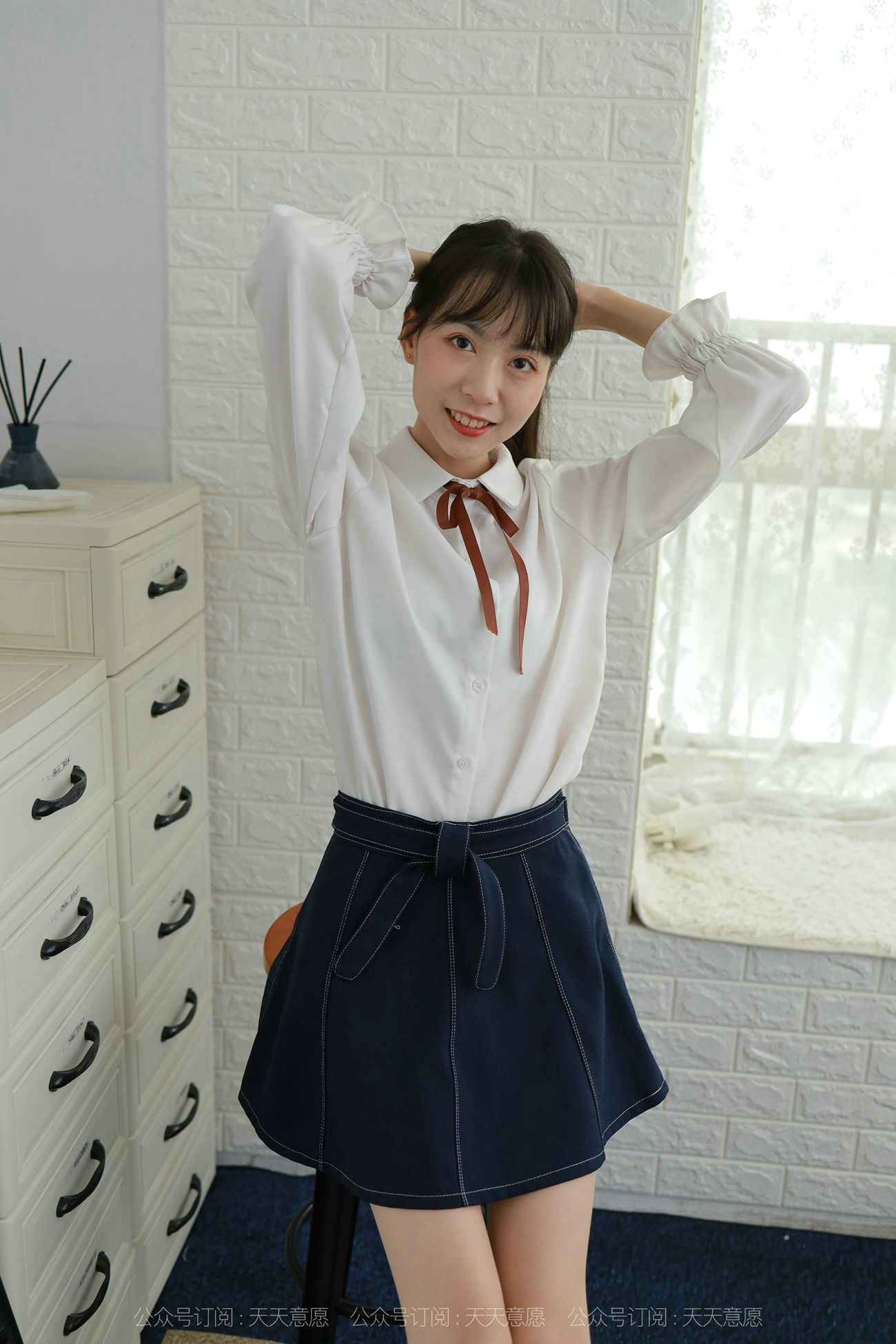 图片[51]-[IESS异思趣向] 2021.10.08 丝享家941：团团《长腿学苑风》[97P] – 速更版-美库