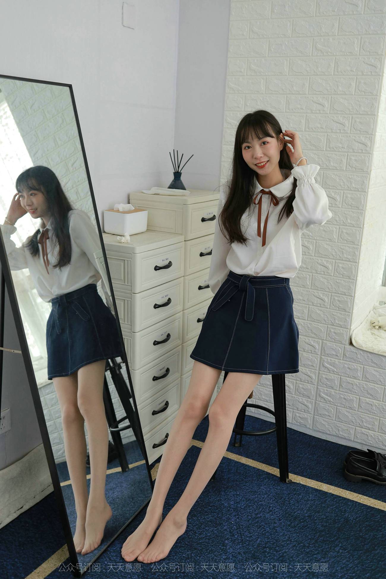 图片[65]-[IESS异思趣向] 2021.10.08 丝享家941：团团《长腿学苑风》[97P] – 速更版-美库