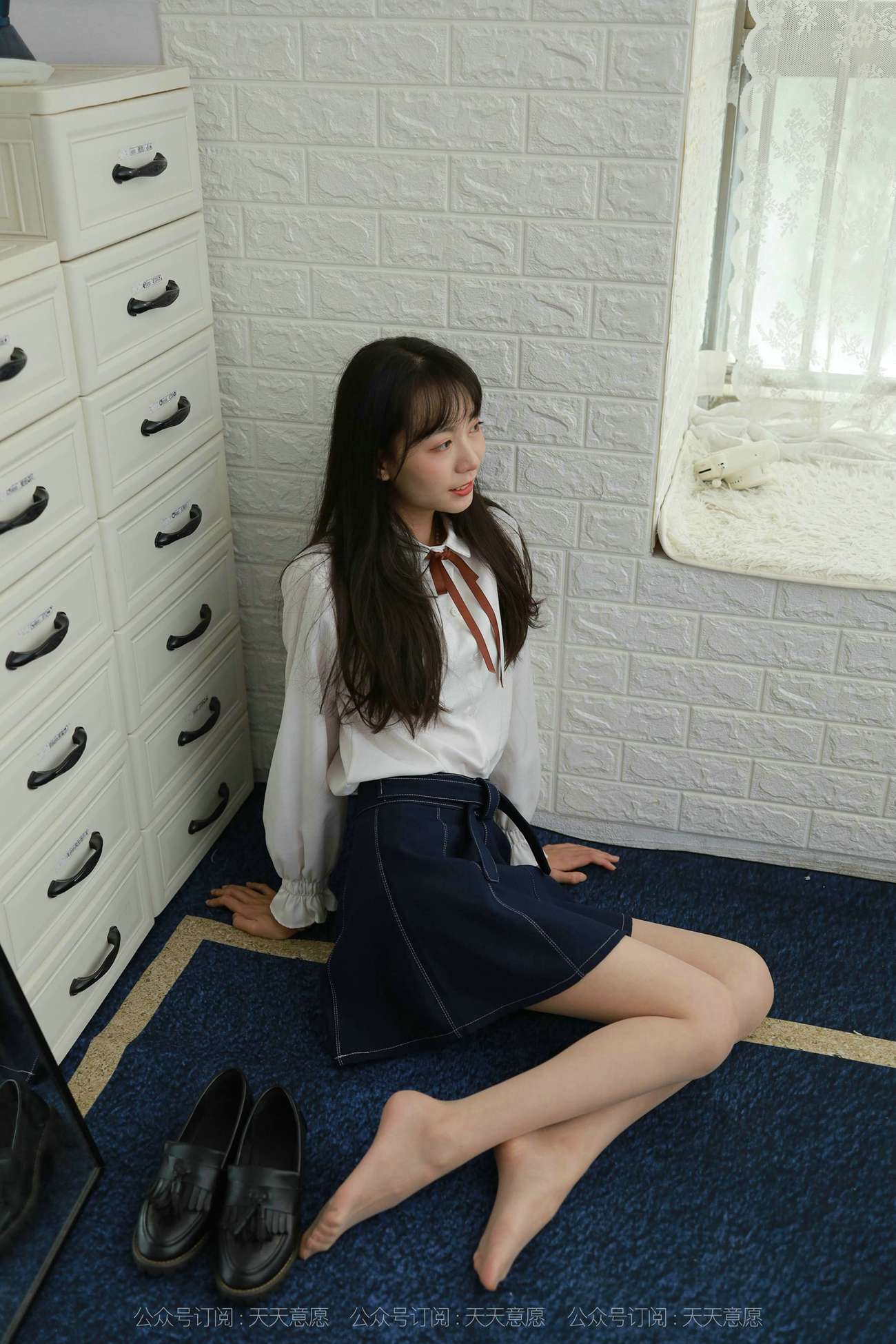 图片[71]-[IESS异思趣向] 2021.10.08 丝享家941：团团《长腿学苑风》[97P] – 速更版-美库