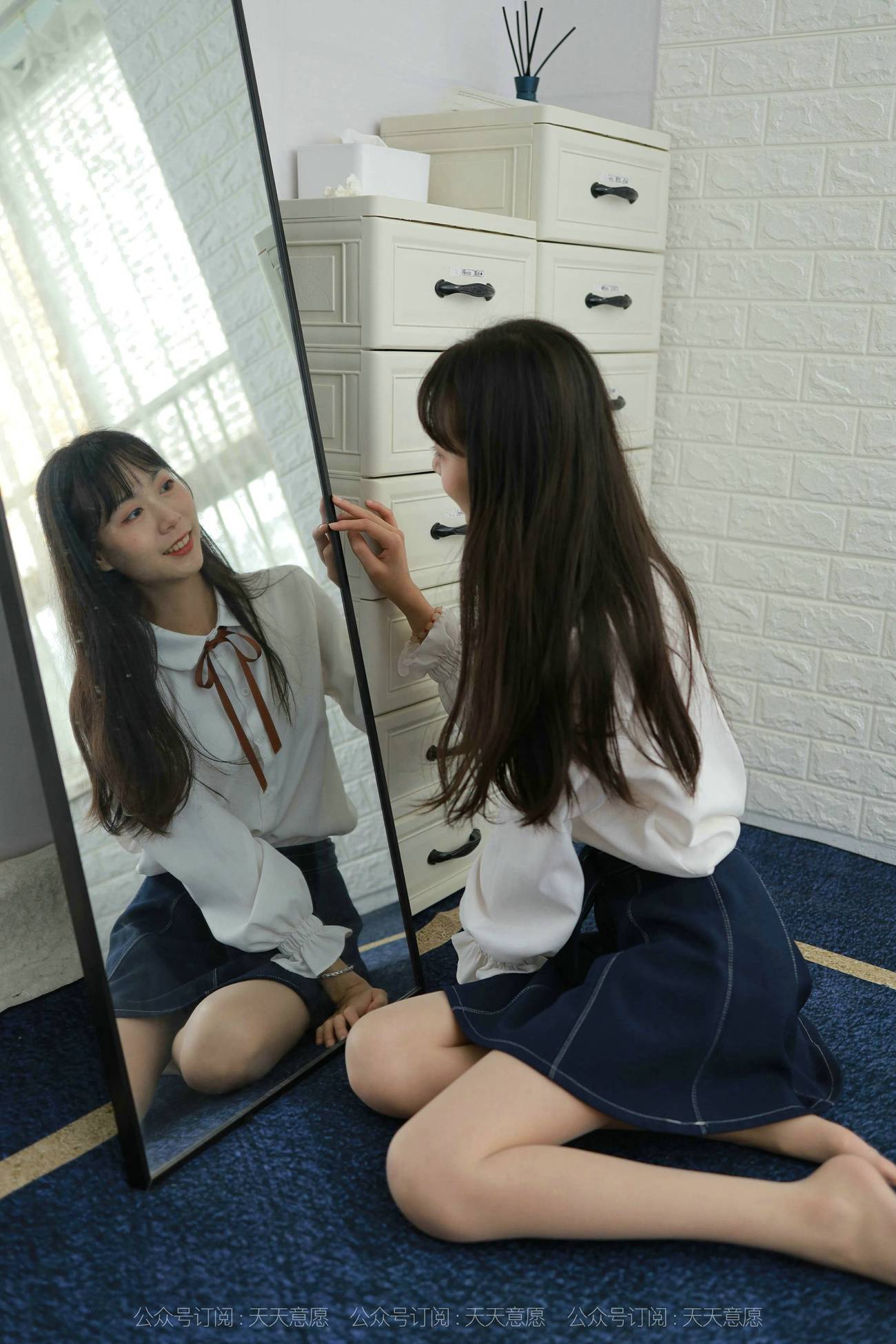 图片[80]-[IESS异思趣向] 2021.10.08 丝享家941：团团《长腿学苑风》[97P] – 速更版-美库