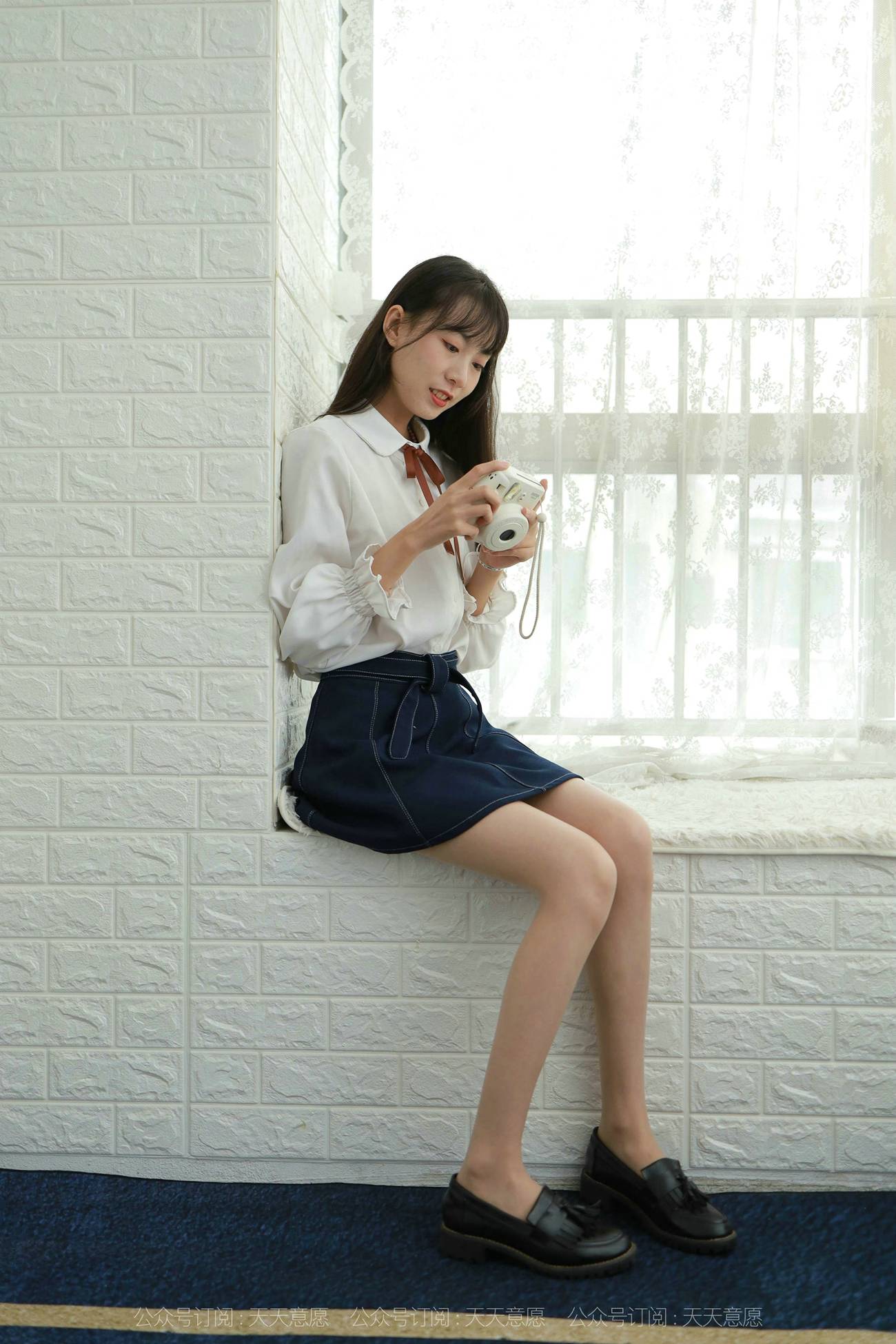 图片[97]-[IESS异思趣向] 2021.10.08 丝享家941：团团《长腿学苑风》[97P] – 速更版-美库