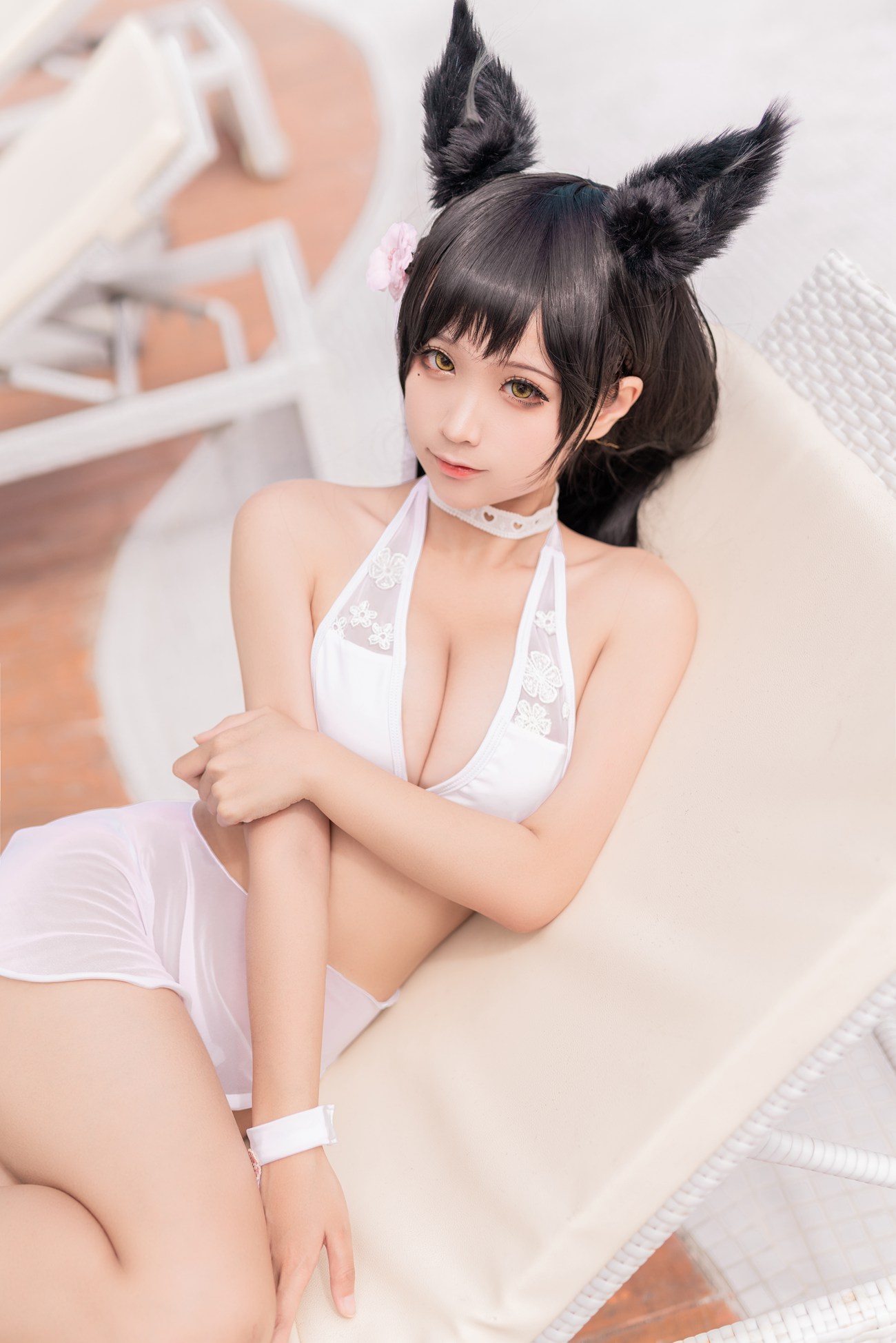 图片[11]-蠢沫沫 – 爱宕犬泳装[37P] – 速更版-美库