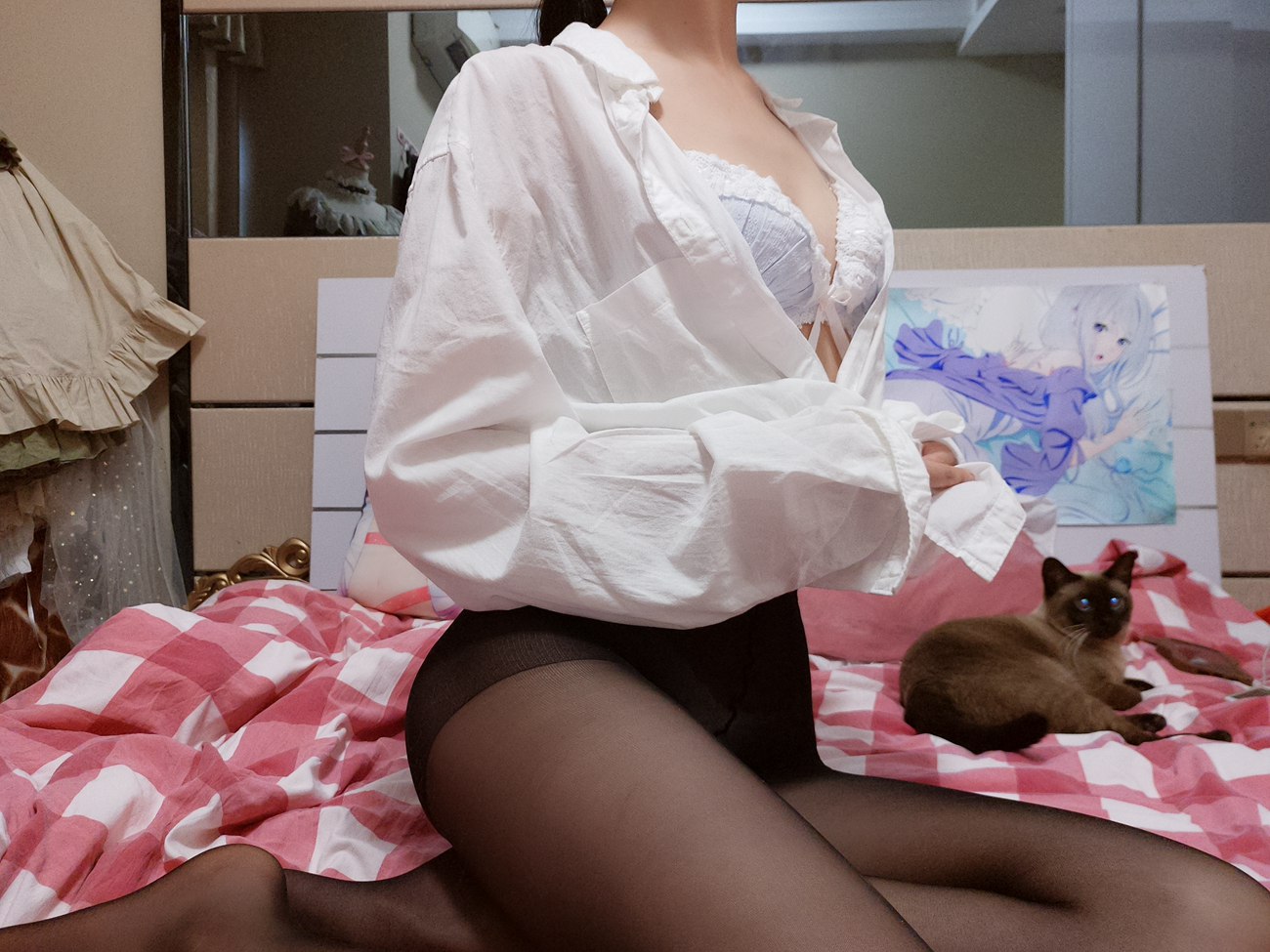 图片[8]-眼酱大魔王w – 黑丝白衬衫[13P] – 速更版-美库