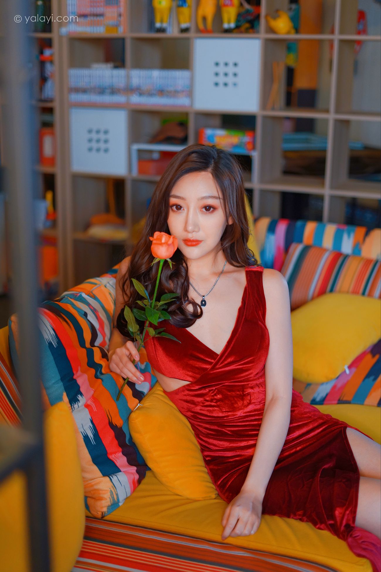 图片[16]-[YALAYI雅拉伊] 2021.12.16 NO.877 美仁一笑也倾城 蕊思[47P] – 速更版-美库