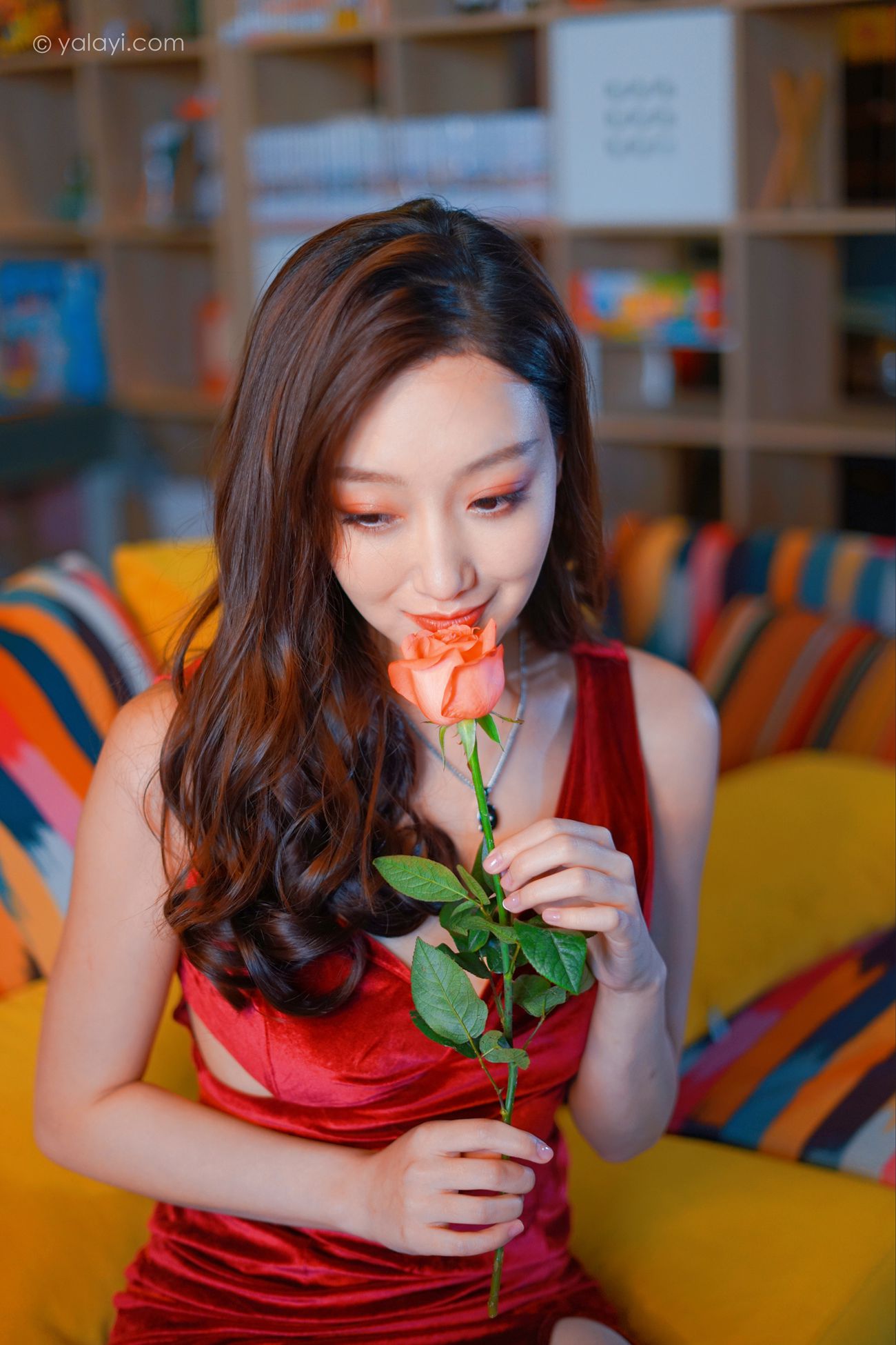 图片[22]-[YALAYI雅拉伊] 2021.12.16 NO.877 美仁一笑也倾城 蕊思[47P] – 速更版-美库