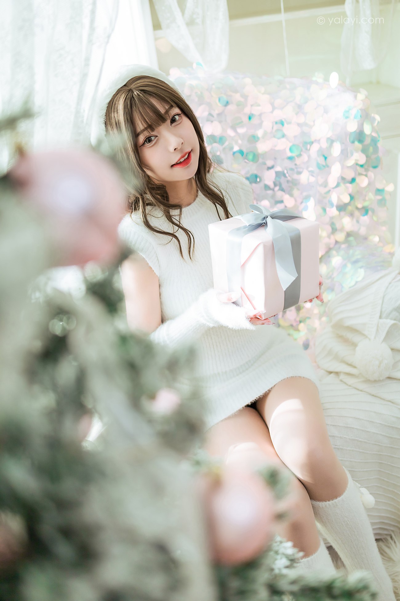 图片[6]-[YALAYI雅拉伊] 2021.12.17 NO.878 圣诞礼物 阿禾[47P452MB] – 速更版-美库