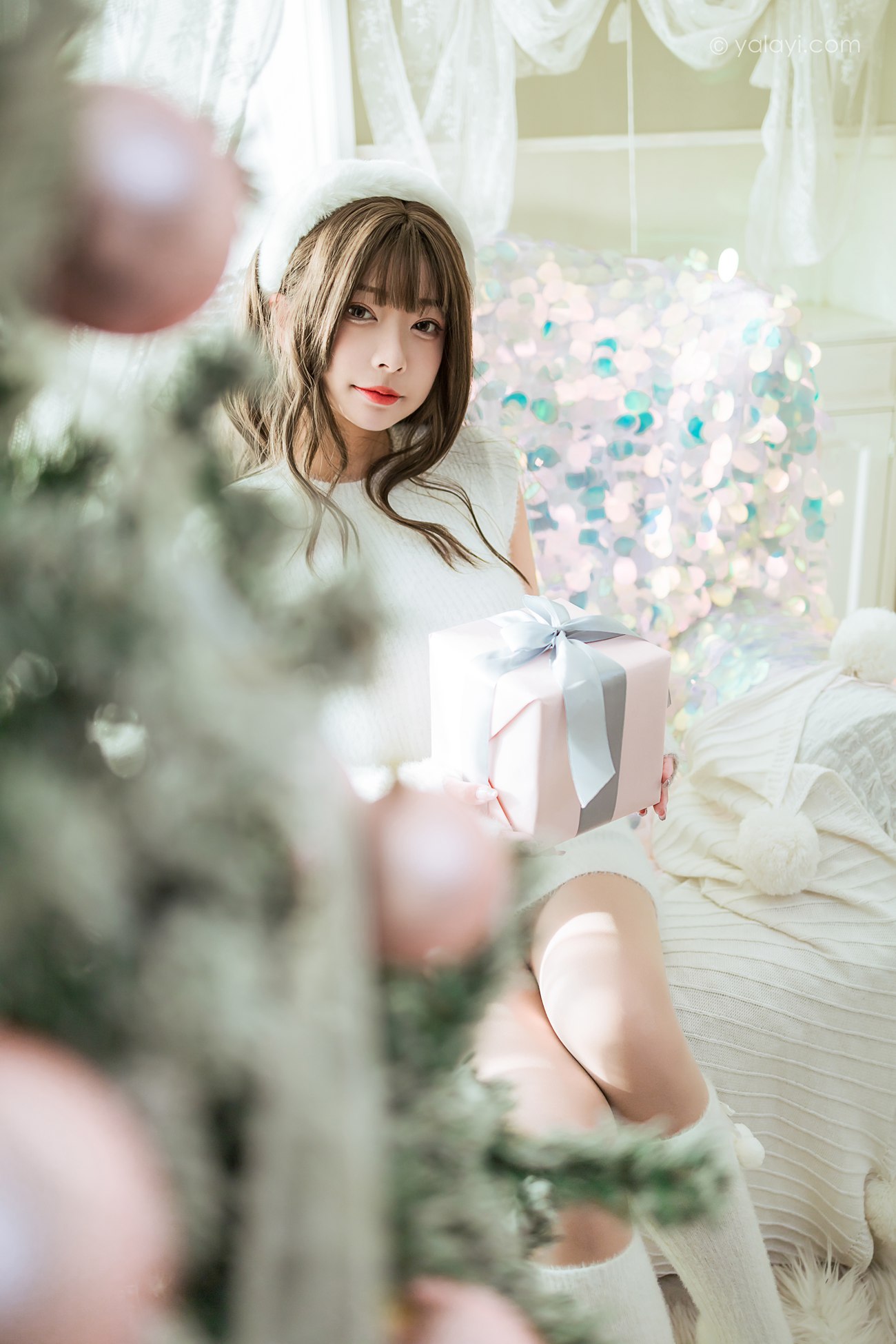 图片[7]-[YALAYI雅拉伊] 2021.12.17 NO.878 圣诞礼物 阿禾[47P452MB] – 速更版-美库