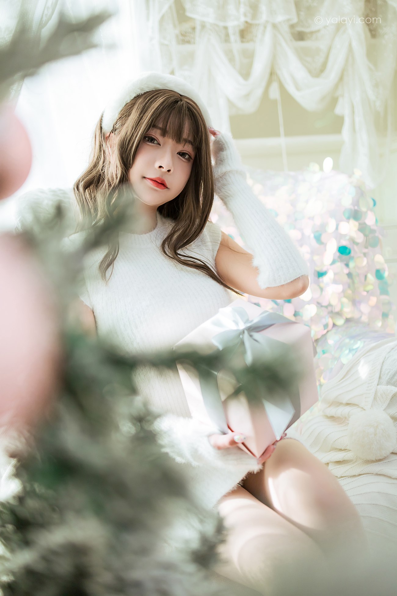 图片[11]-[YALAYI雅拉伊] 2021.12.17 NO.878 圣诞礼物 阿禾[47P452MB] – 速更版-美库