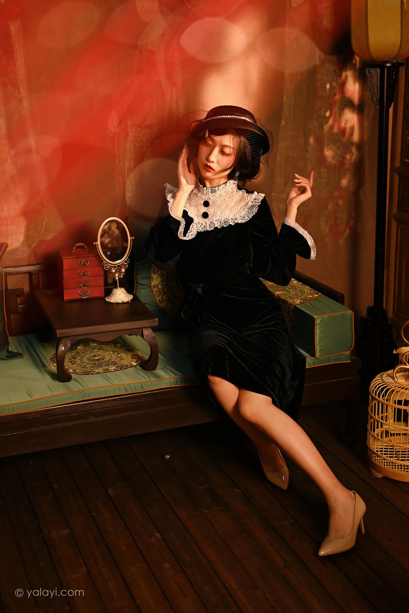 图片[45]-[YALAYI雅拉伊] 2022.01.15 No.889 莫忘我 佳佳 [43P] – 速更版-美库