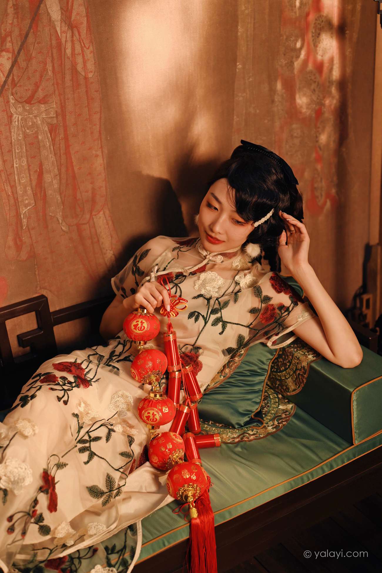 图片[36]-[YALAYI雅拉伊] 2022.01.25 NO.892 我在那里等你 佳佳[47P] – 速更版-美库