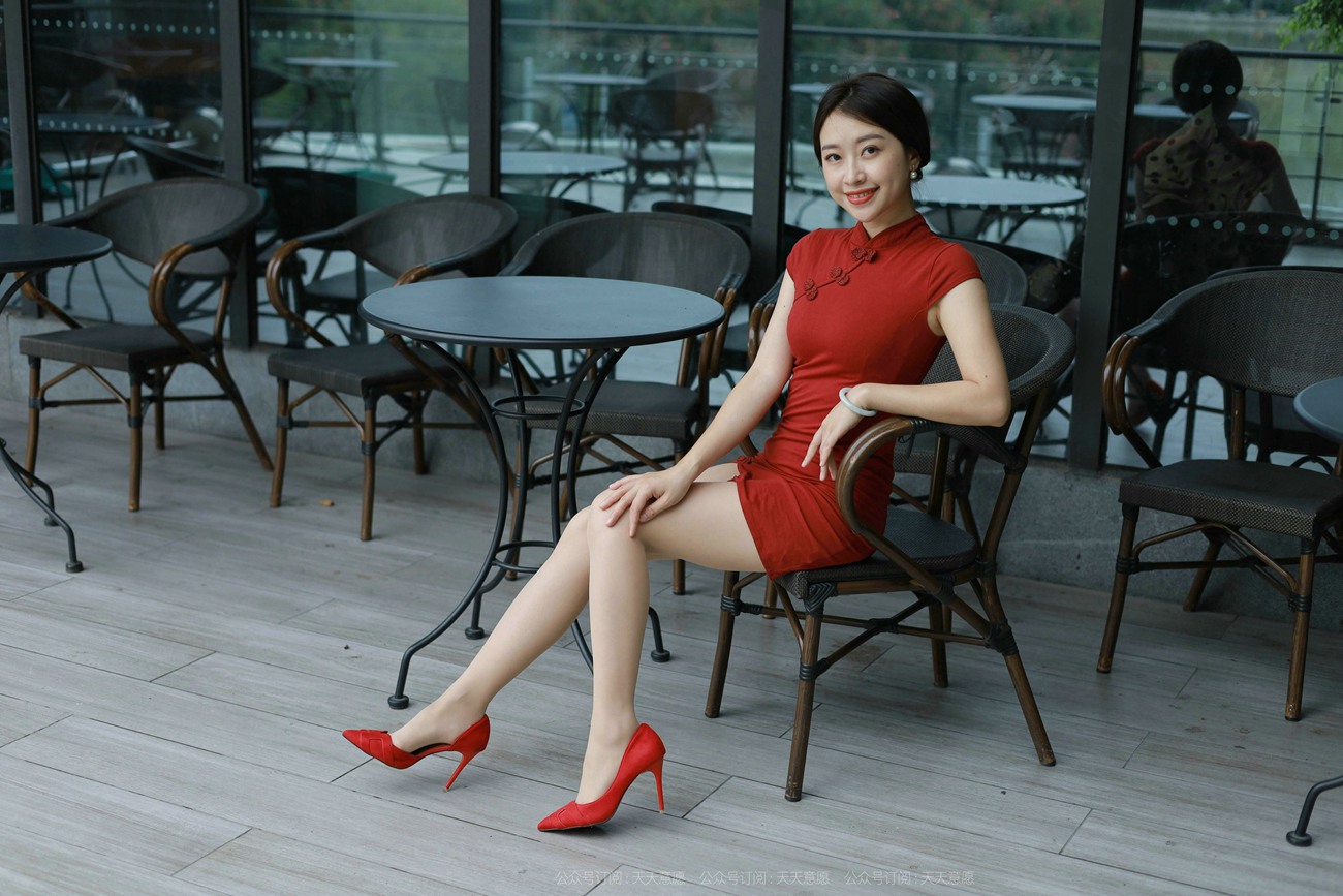 图片[84]-[IESS异思趣向] 2021.10.15 丝享家948：小婕《红色旗袍》[90P] – 速更版-美库