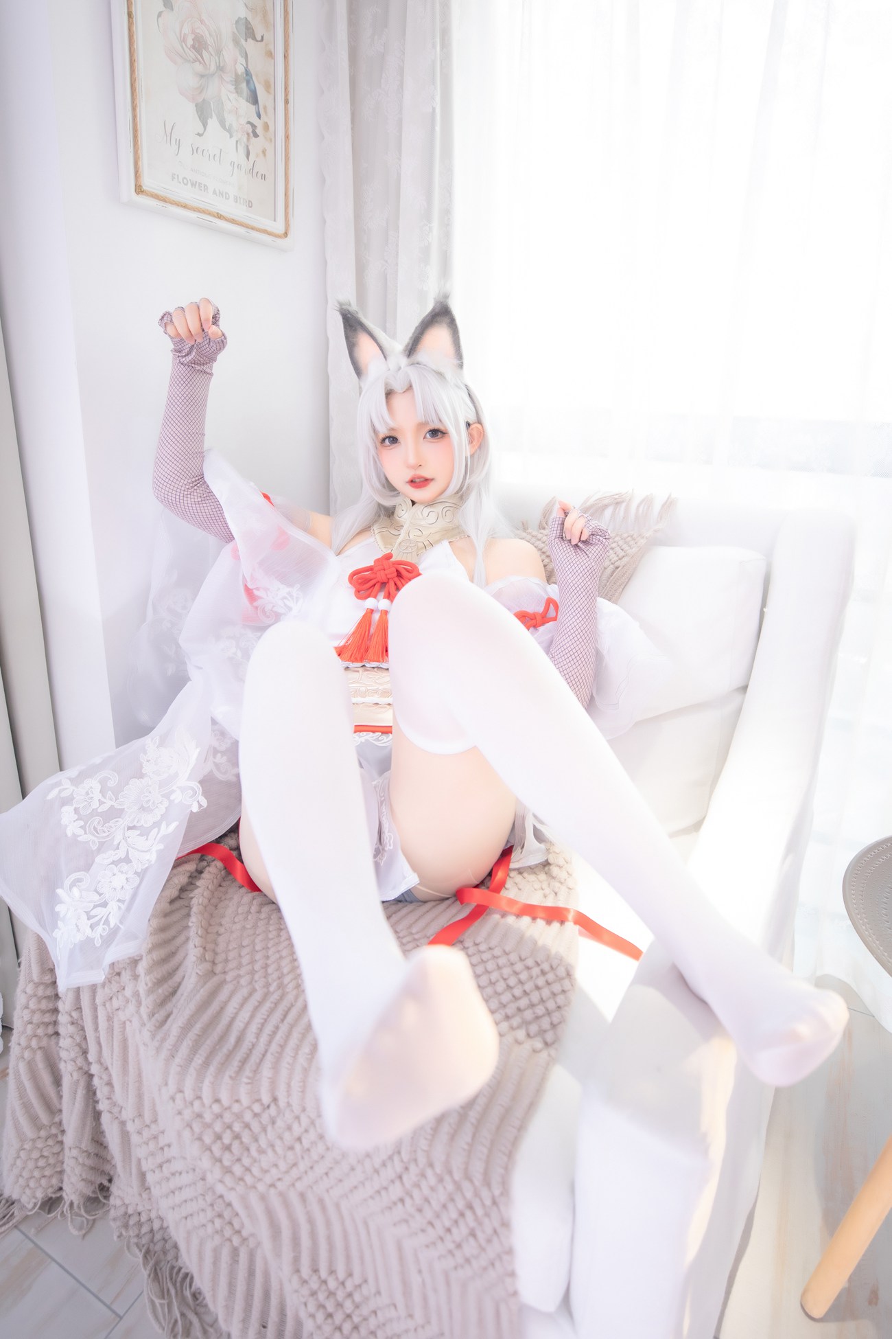 图片[43]-萝莉神楽板真冬之白丝胡桃 [75P] – 速更版-美库