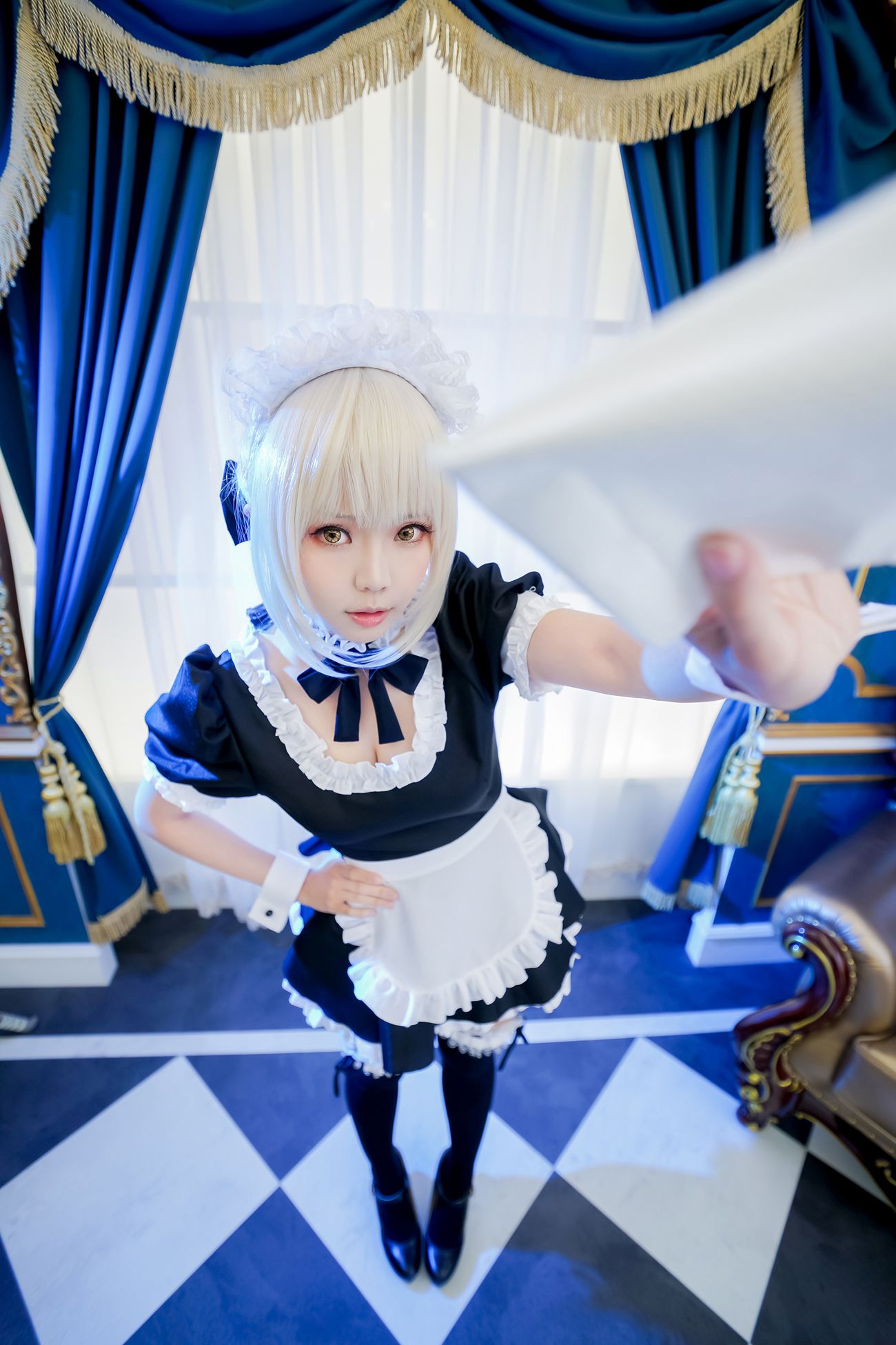 图片[19]-Ely_eee(ElyEE子) – saber女仆[17P] – 速更版-美库