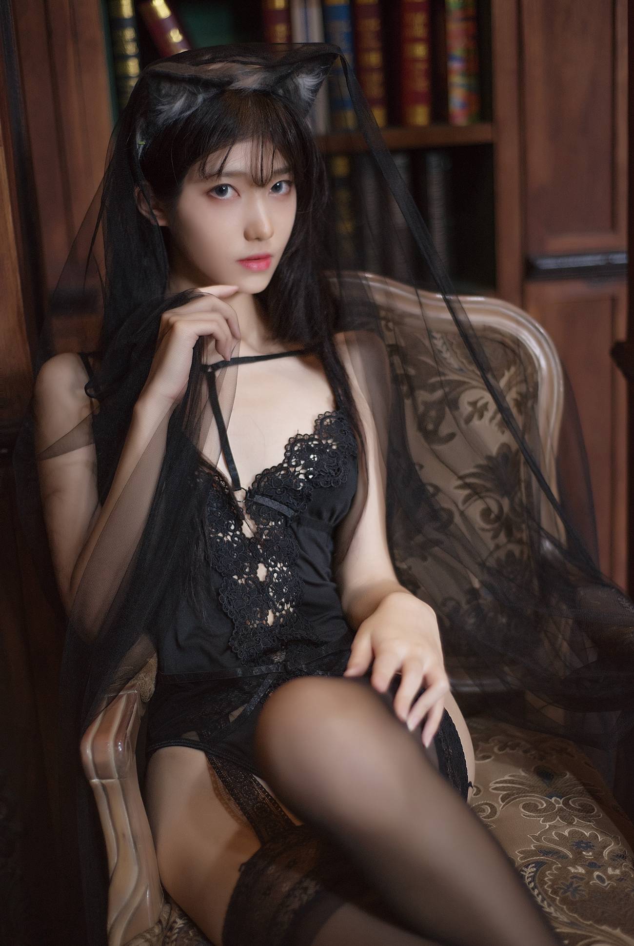 图片[10]-南桃Momoko – 黑内衣[18P] – 速更版-美库