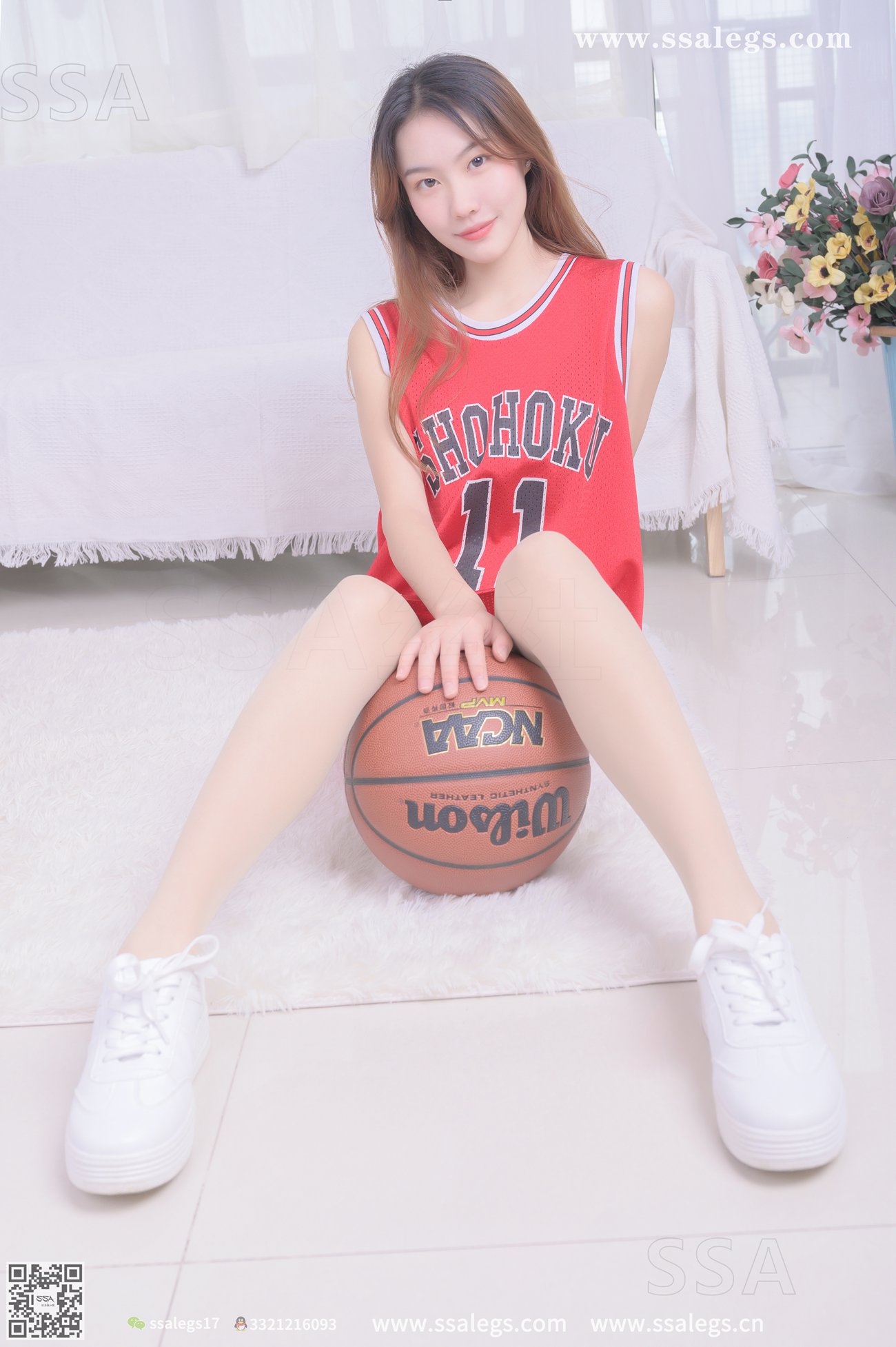 图片[116]-[SSA丝社]超清写真 NO.324 素素小姐姐放假在家陪你玩篮球(上)[128P] – 速更版-美库