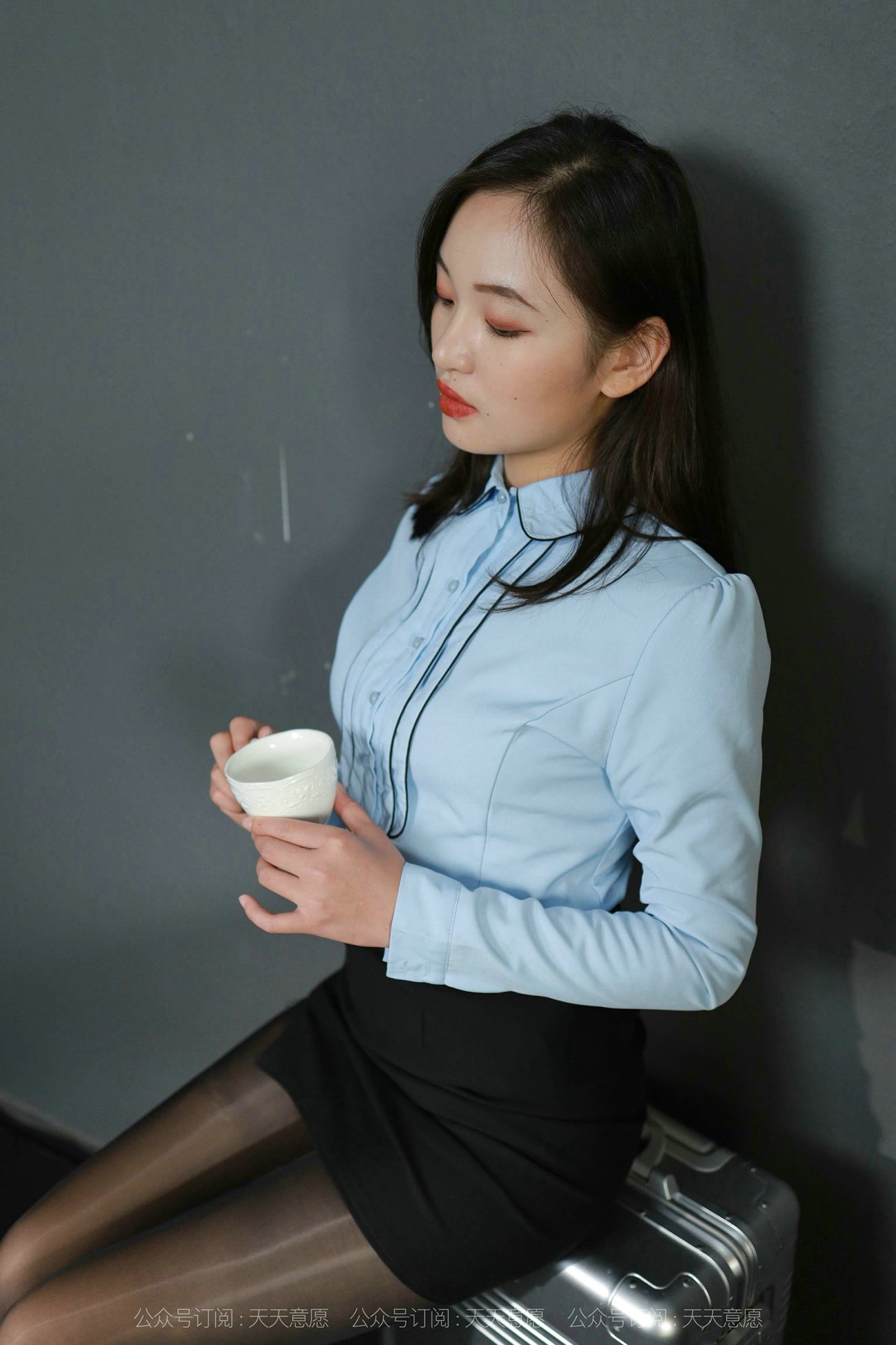 图片[46]-[IESS异思趣向] 2021.10.24 丝享家956：星星《OL职业装展示》[91P] – 速更版-美库