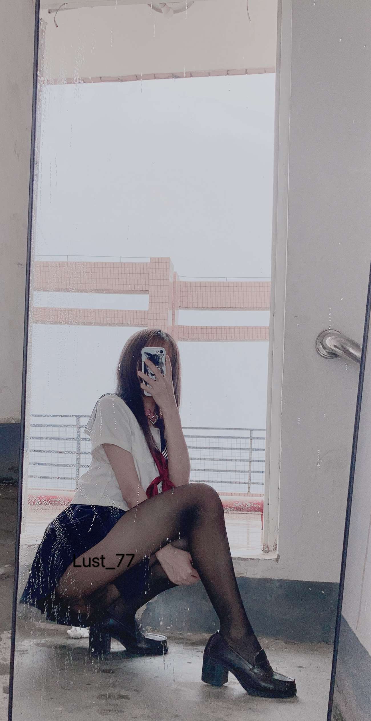 图片[15]-动漫博主 柒柒要乖哦 – 天台学姐 [80P] – 速更版-美库