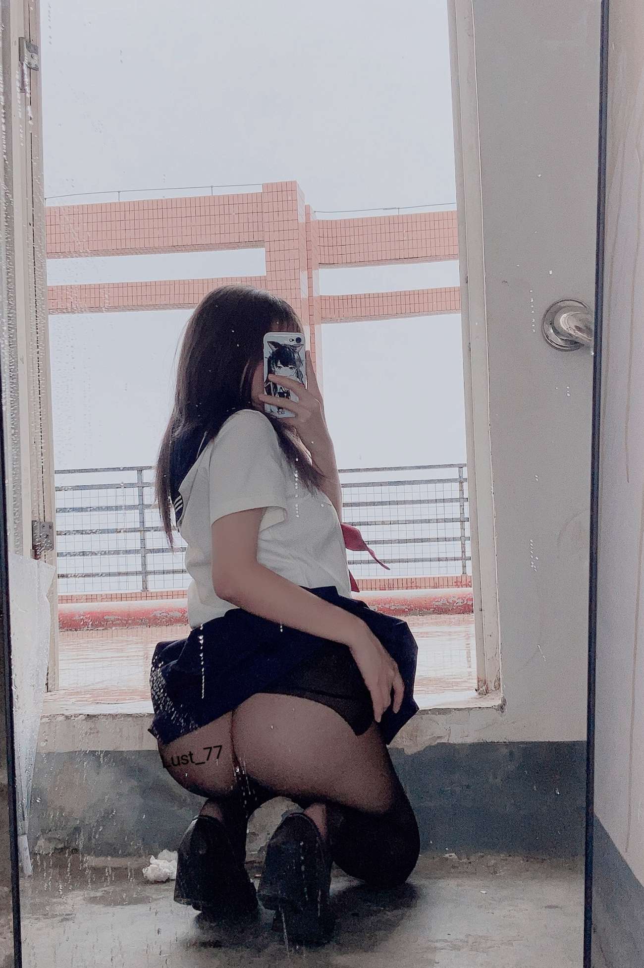 图片[16]-动漫博主 柒柒要乖哦 – 天台学姐 [80P] – 速更版-美库