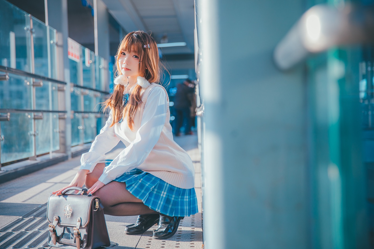 图片[11]-动漫博主雪晴Astra – JK夕阳 [25P] – 速更版-美库