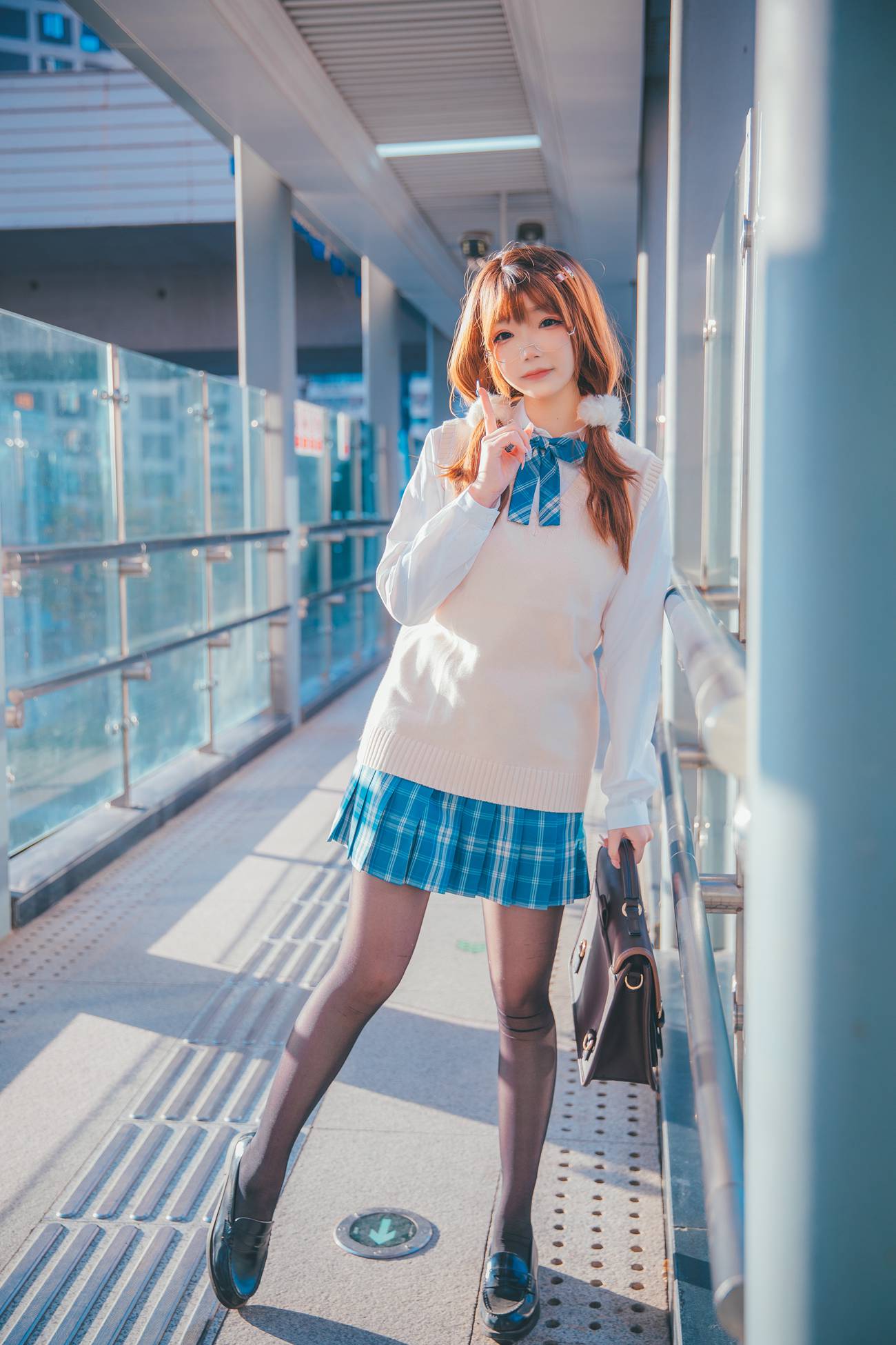 图片[13]-动漫博主雪晴Astra – JK夕阳 [25P] – 速更版-美库