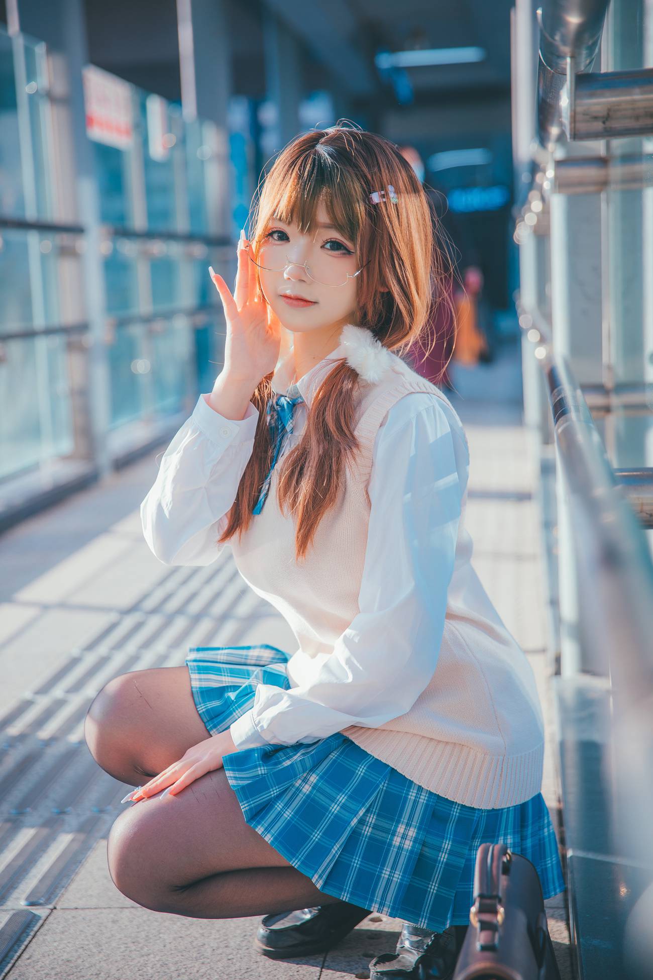 图片[12]-动漫博主雪晴Astra – JK夕阳 [25P] – 速更版-美库