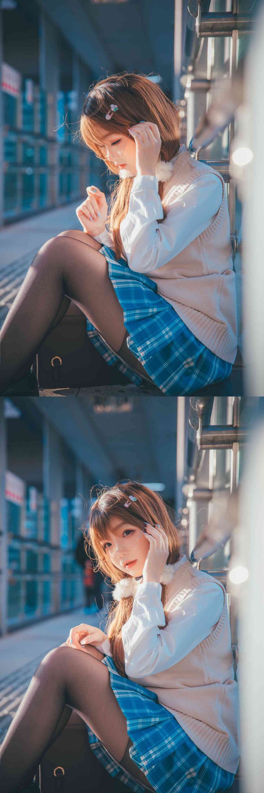 图片[18]-动漫博主雪晴Astra – JK夕阳 [25P] – 速更版-美库