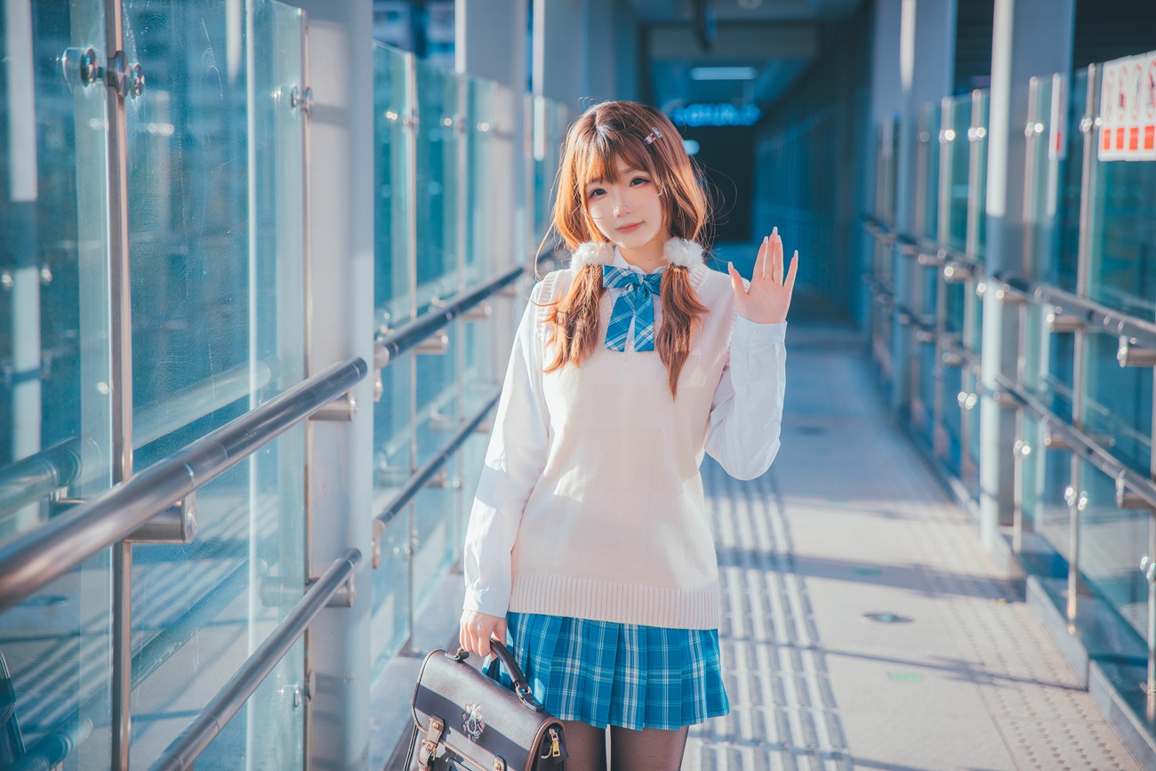 图片[19]-动漫博主雪晴Astra – JK夕阳 [25P] – 速更版-美库