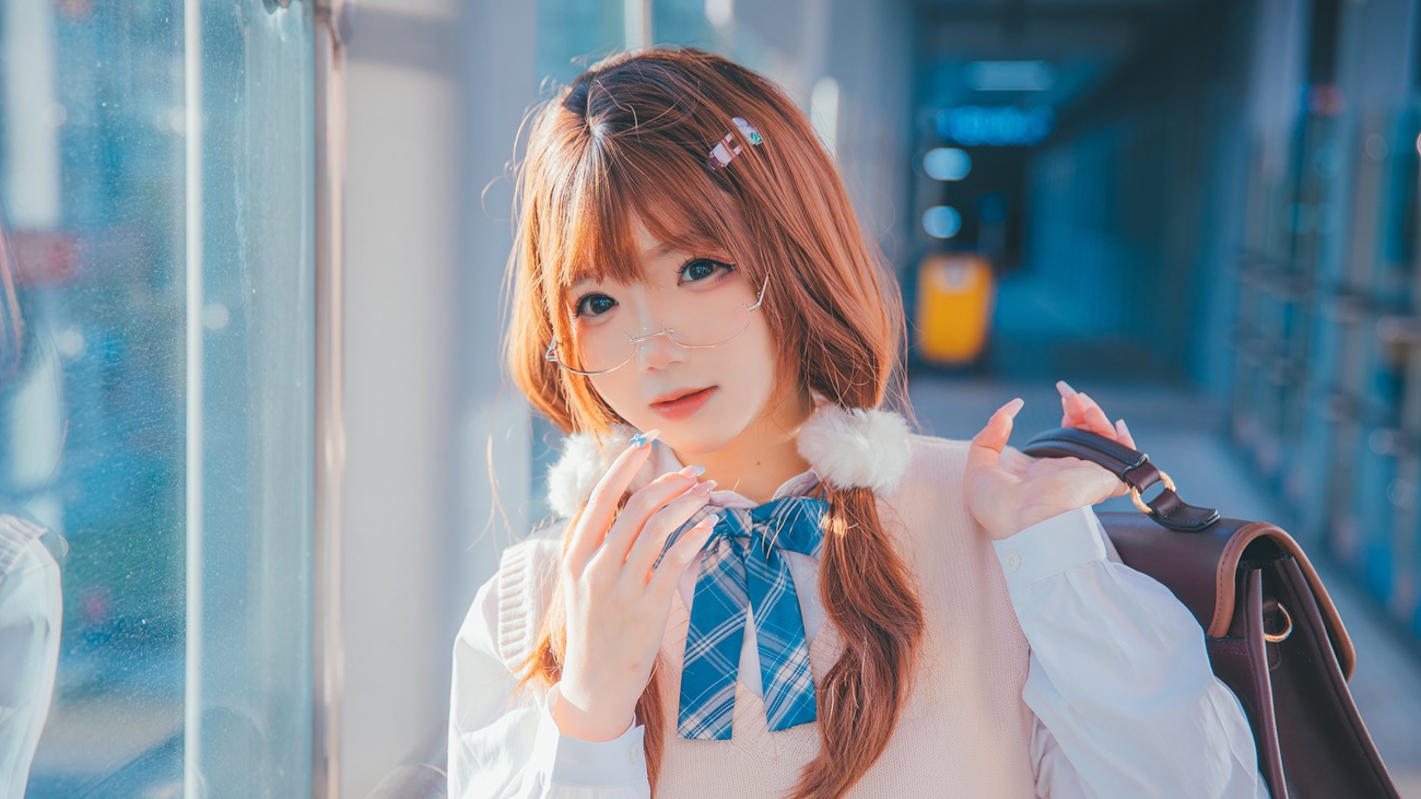 图片[22]-动漫博主雪晴Astra – JK夕阳 [25P] – 速更版-美库