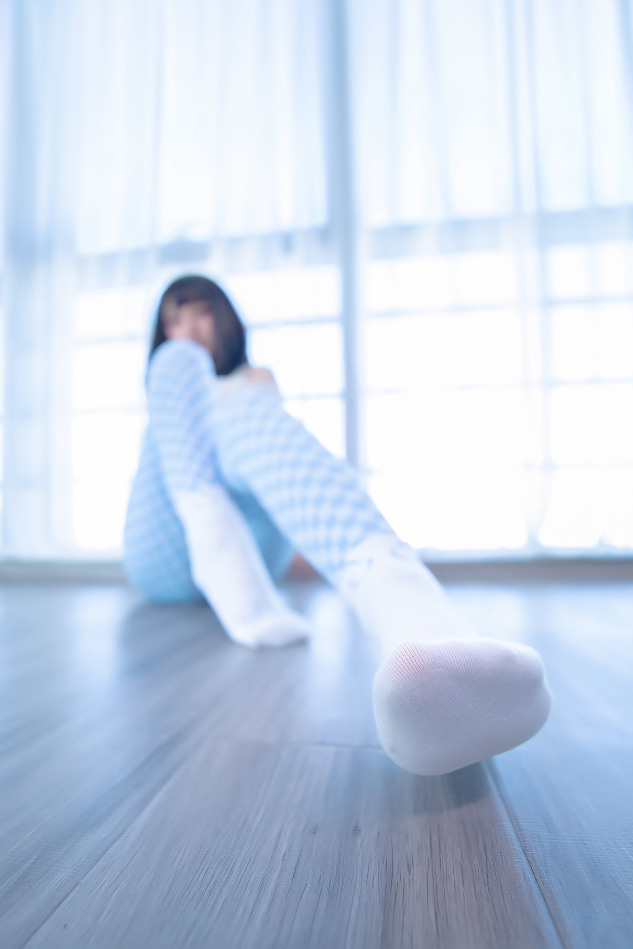 图片[19]-萝莉 神楽板真冬之蓝白格 [75P] – 速更版-美库