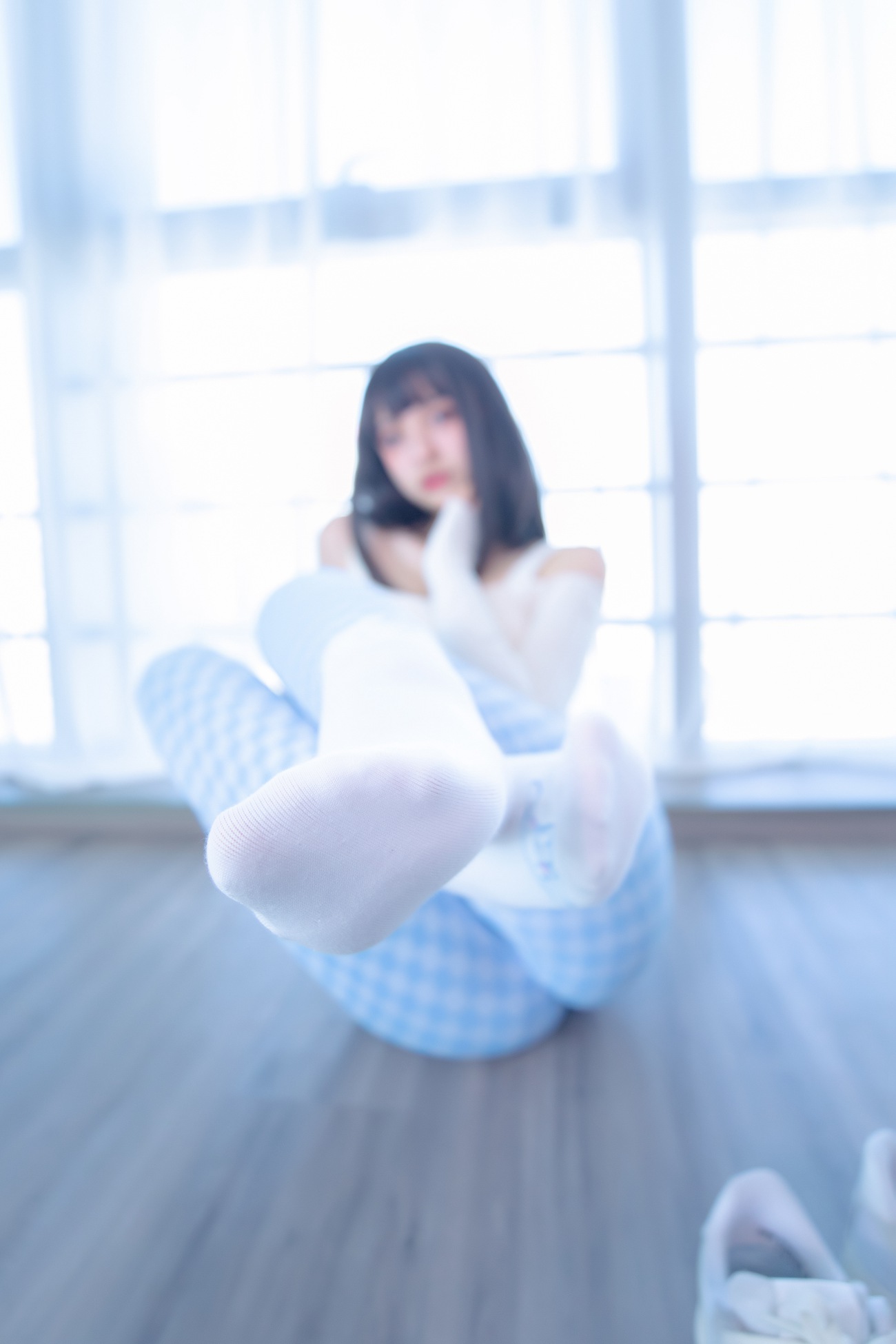 图片[30]-萝莉 神楽板真冬之蓝白格 [75P] – 速更版-美库