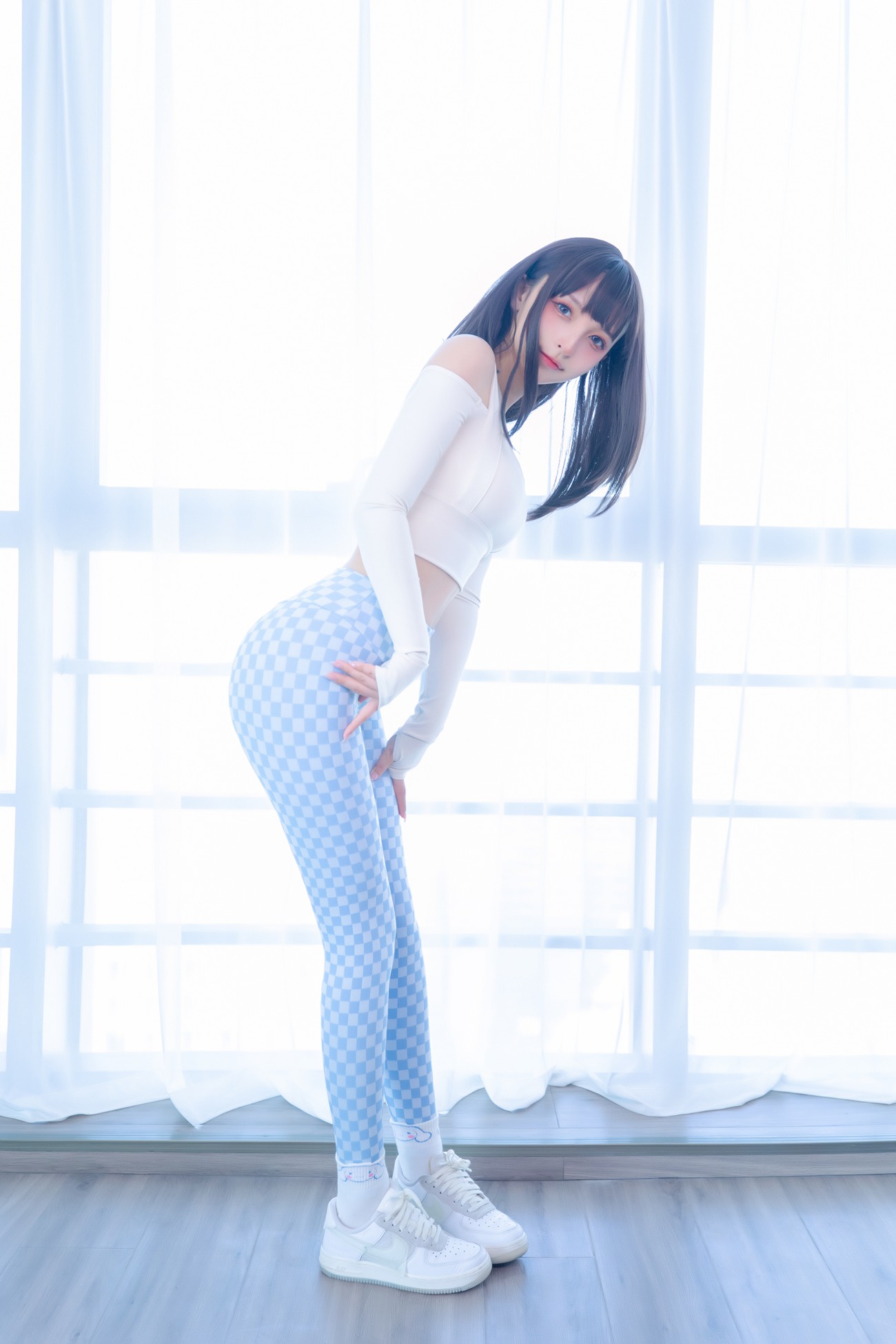 图片[48]-萝莉 神楽板真冬之蓝白格 [75P] – 速更版-美库