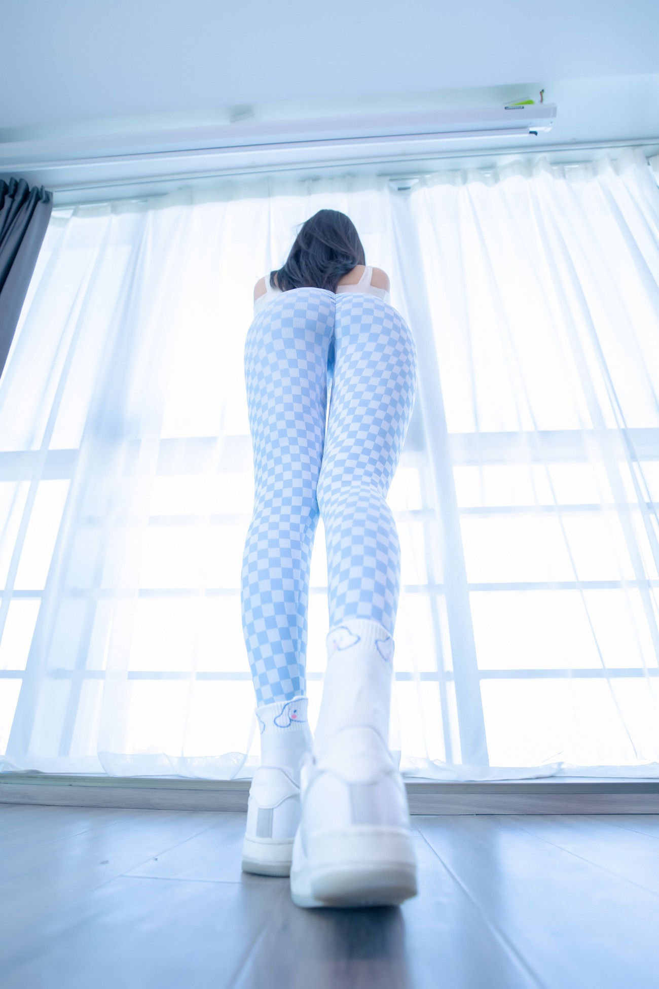 图片[56]-萝莉 神楽板真冬之蓝白格 [75P] – 速更版-美库