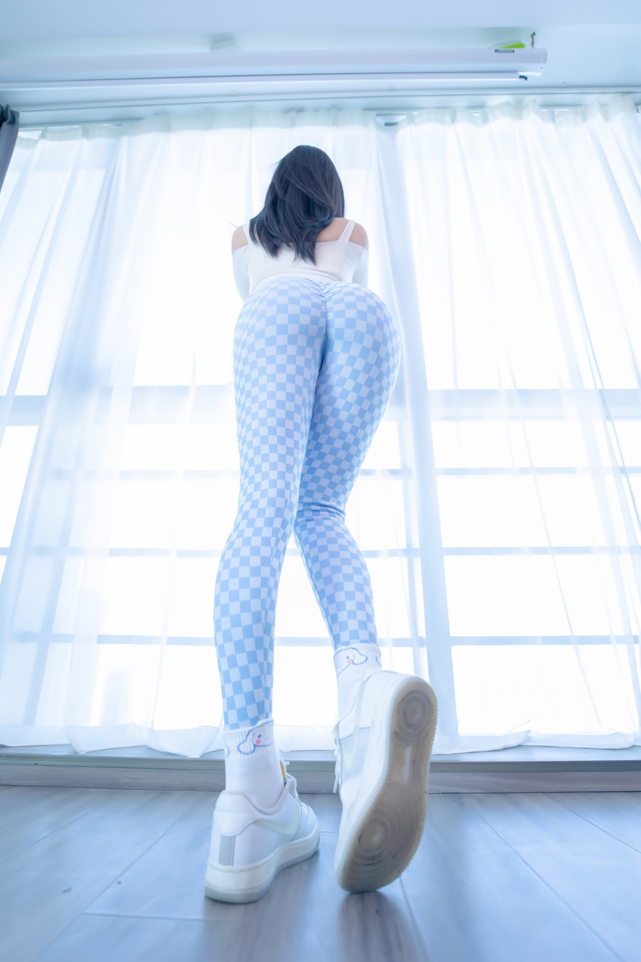 图片[59]-萝莉 神楽板真冬之蓝白格 [75P] – 速更版-美库