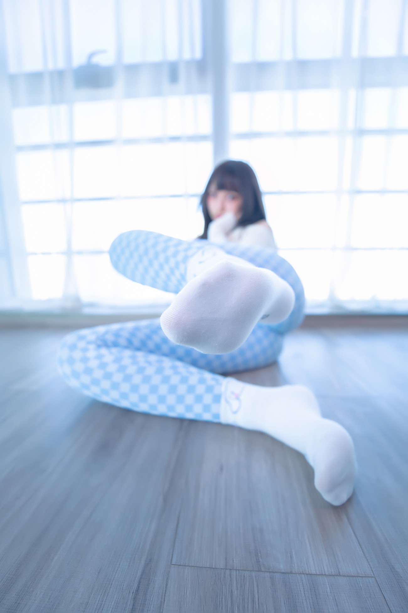 图片[60]-萝莉 神楽板真冬之蓝白格 [75P] – 速更版-美库