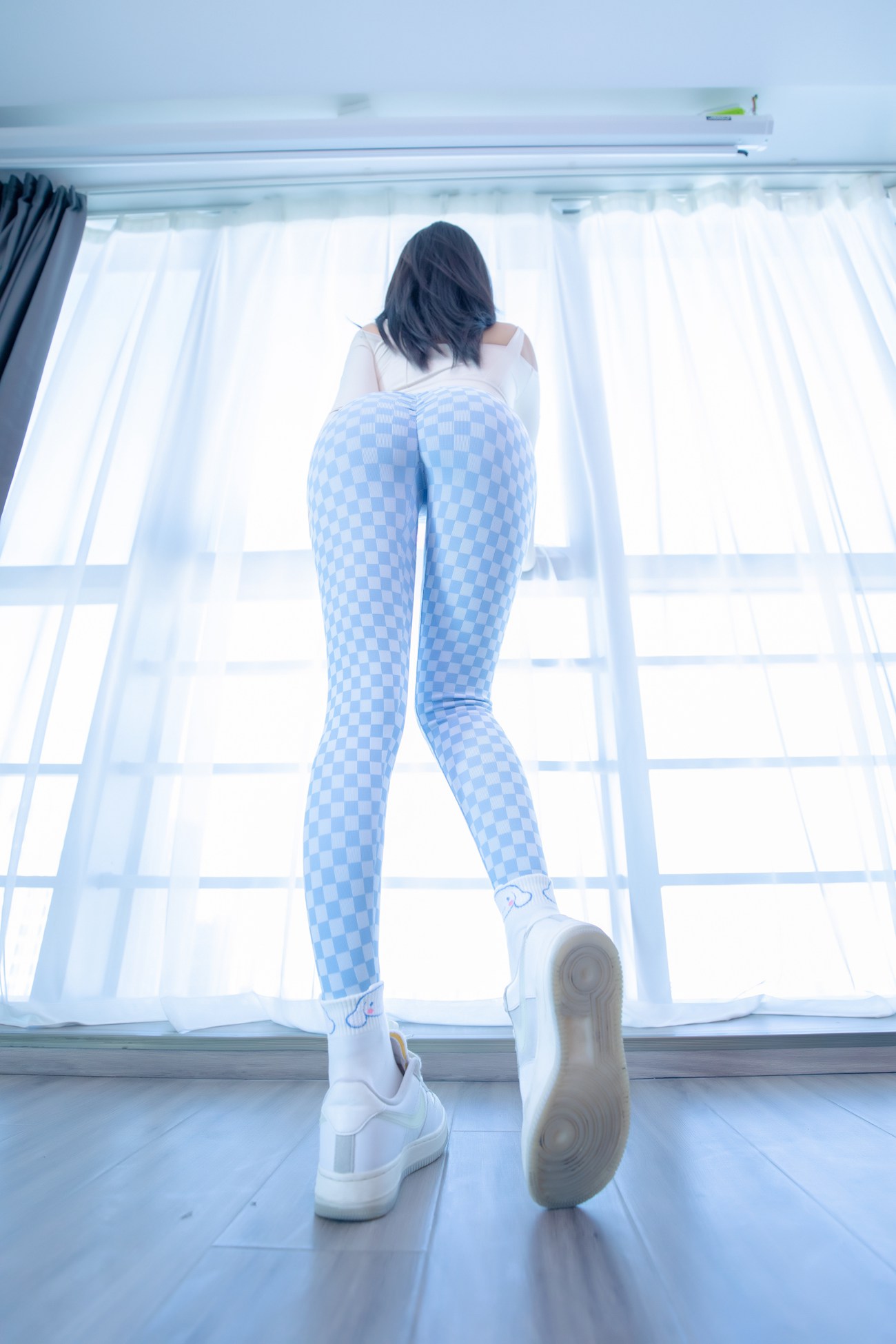 图片[61]-萝莉 神楽板真冬之蓝白格 [75P] – 速更版-美库