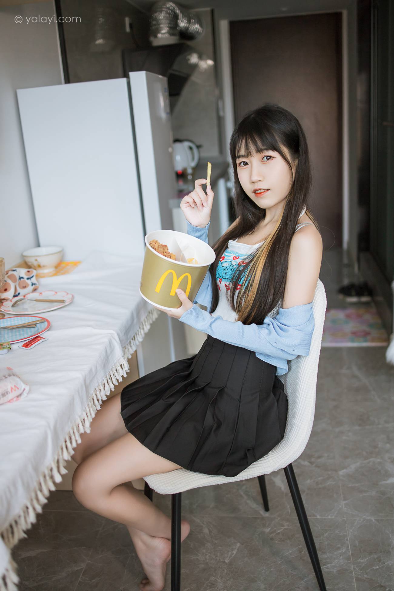 图片[45]-[YALAYI雅拉伊] 2022.02.18 NO.898 回我们家 弈思[47P] – 速更版-美库