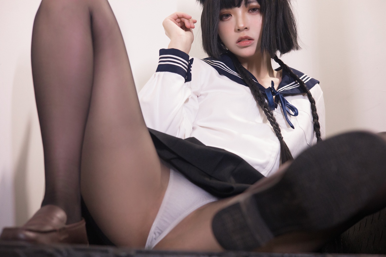 图片[22]-疯猫ss – 制服少女 [80P] – 速更版-美库