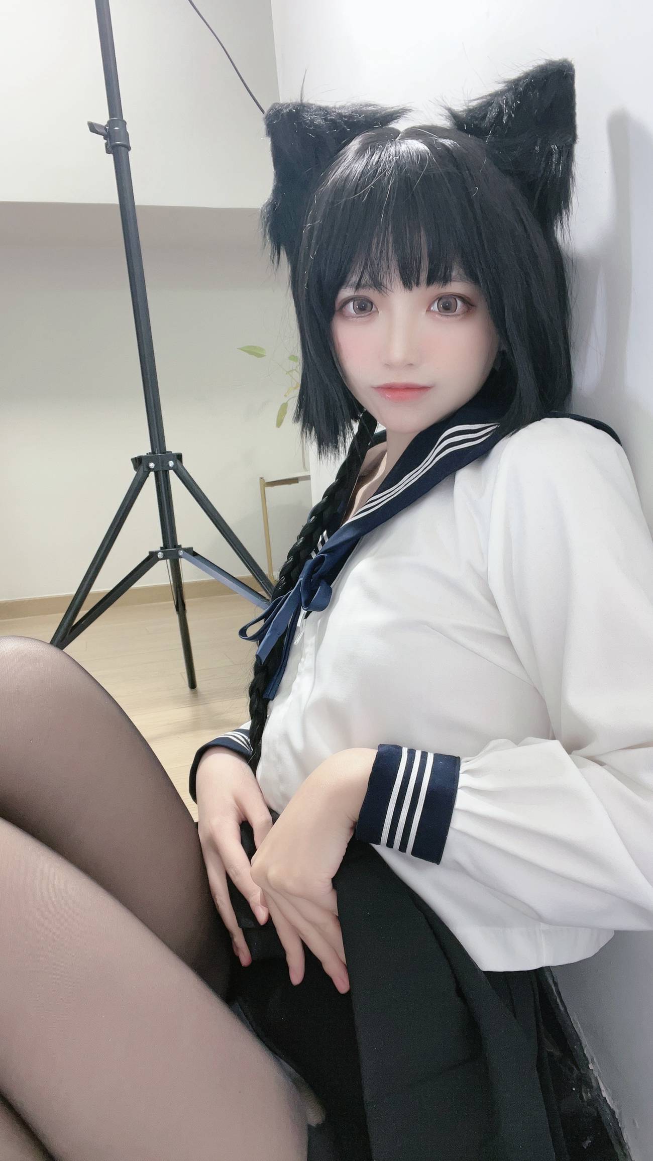图片[63]-疯猫ss – 制服少女 [80P] – 速更版-美库