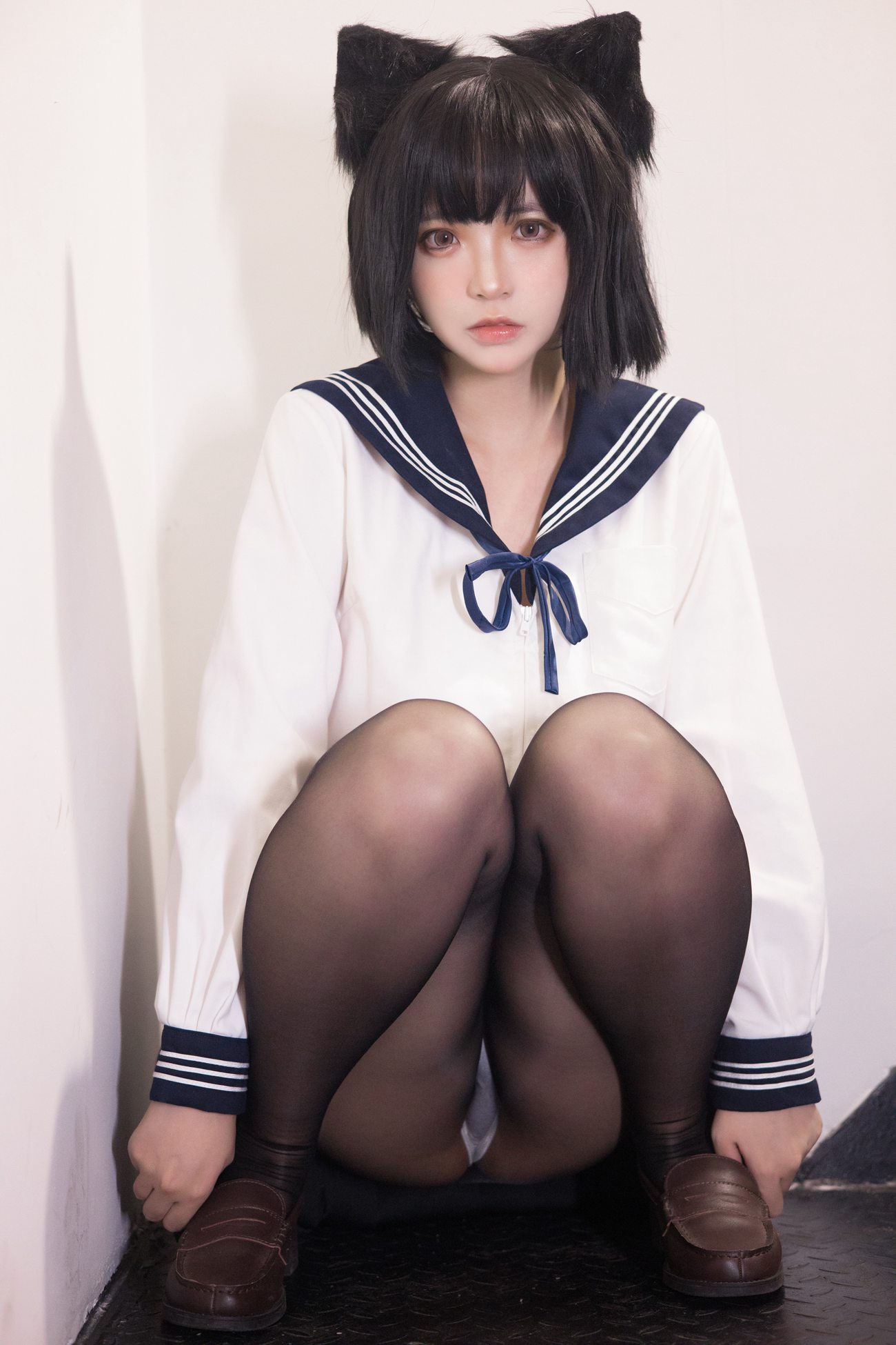 图片[78]-疯猫ss – 制服少女 [80P] – 速更版-美库