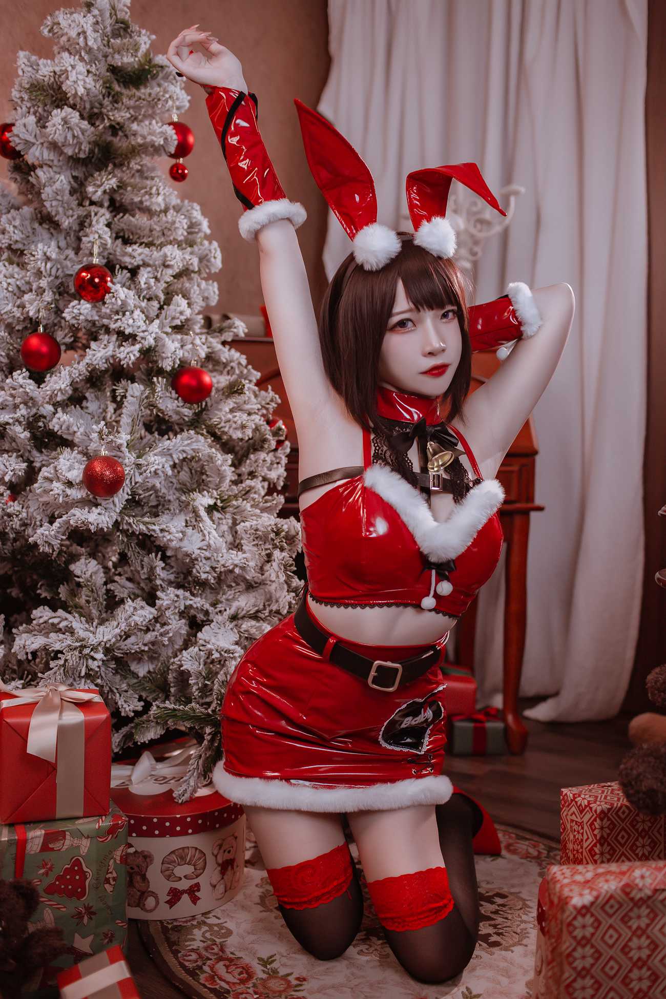 图片[9]-人气Coser 二佐Nisa – 圣诞佐佐 [39P] – 速更版-美库