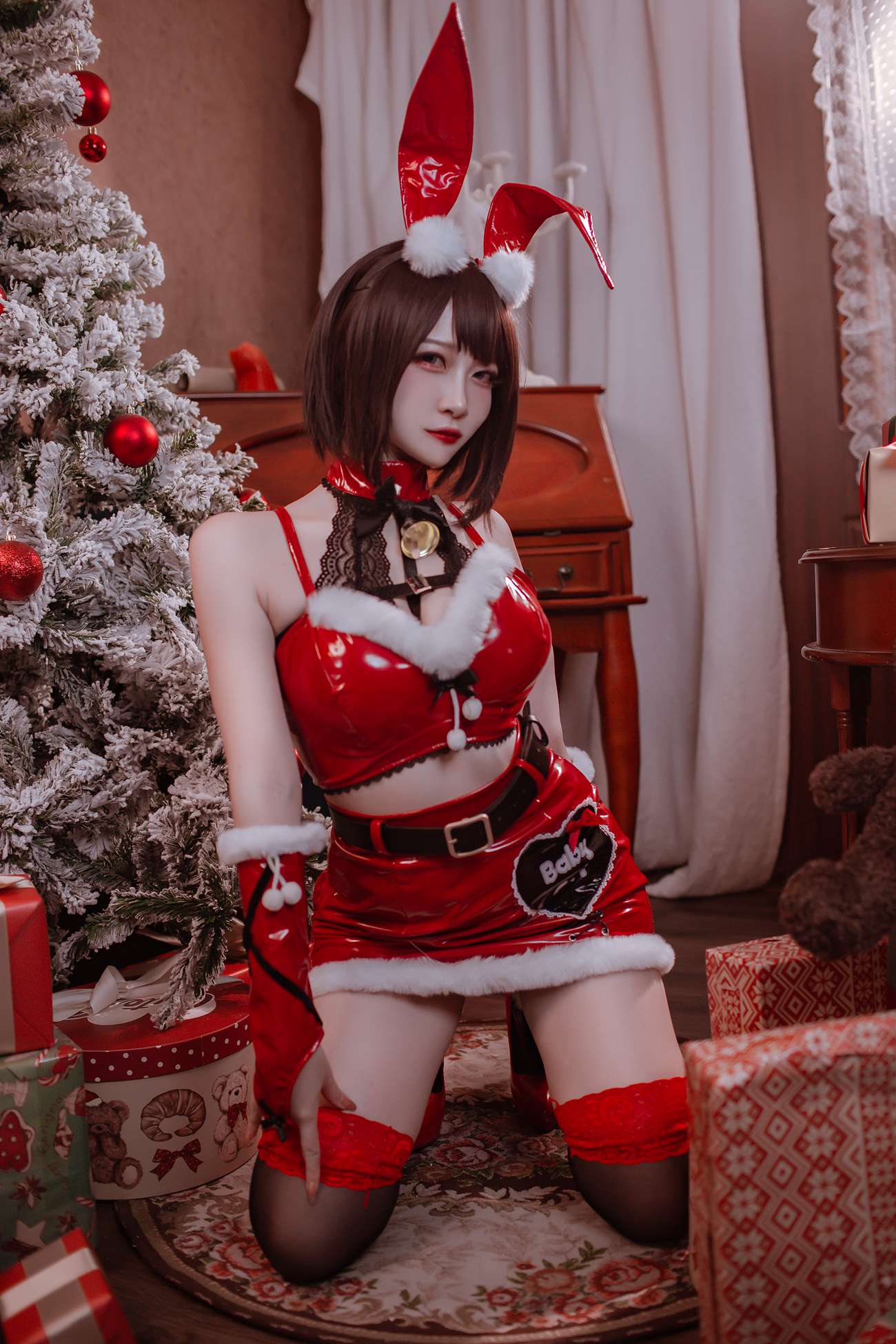 图片[11]-人气Coser 二佐Nisa – 圣诞佐佐 [39P] – 速更版-美库