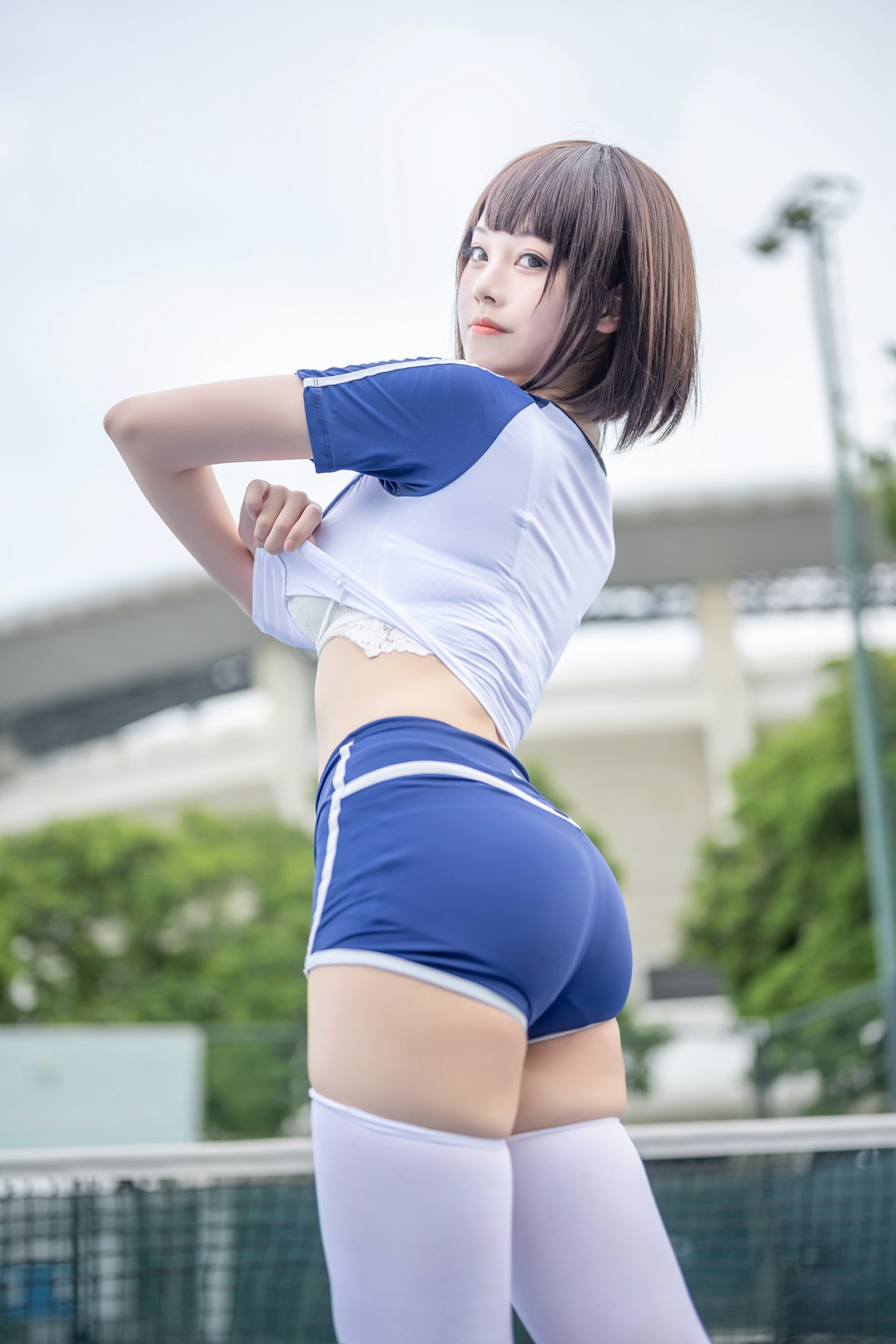 图片[28]-蜜汁猫裘  – 体操服[50P] – 速更版-美库