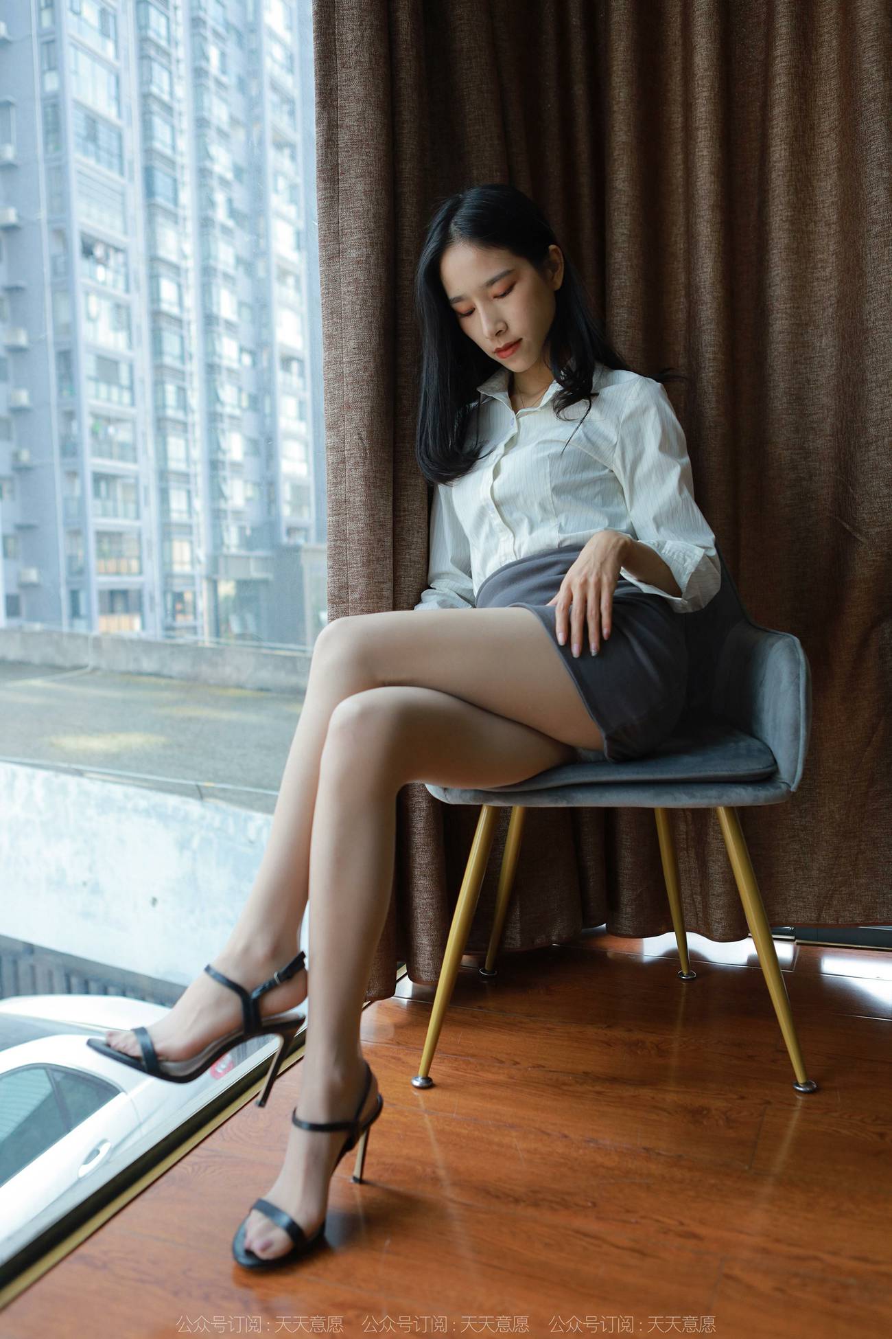 图片[13]-[IESS异思趣向] 耽丝 211205 地板上的黑色凉鞋美子 [89P] – 速更版-美库