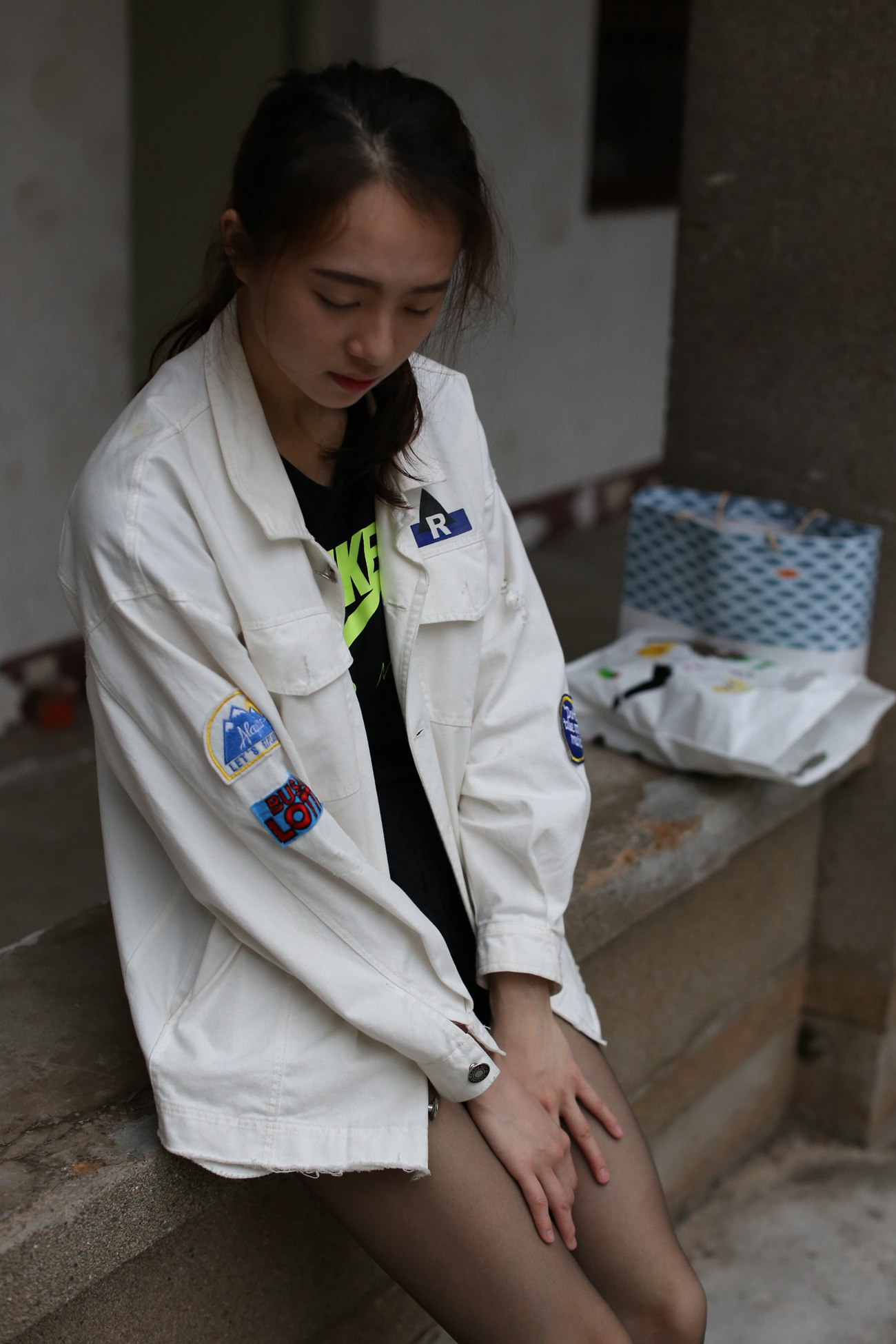 图片[79]-大西瓜爱牙膏-早期作品-Z2-2 衬黑丝袜 (1) [232P] – 速更版-美库