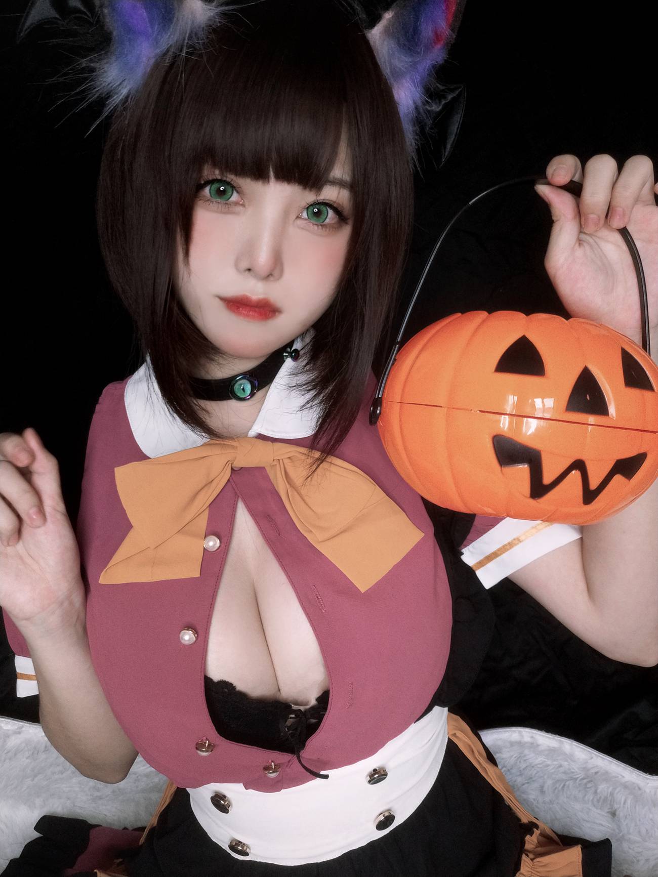 图片[8]-萌系小姐姐蜜汁猫裘 – 万圣节 [27P] – 速更版-美库