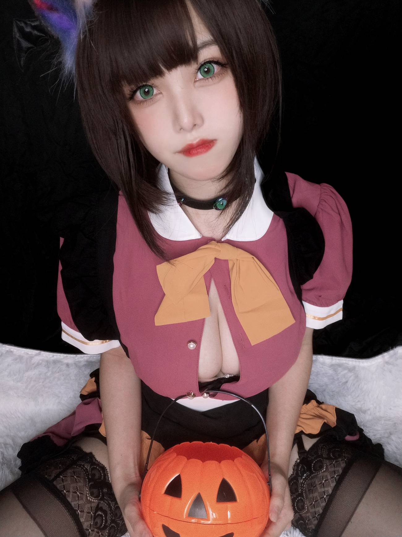 图片[11]-萌系小姐姐蜜汁猫裘 – 万圣节 [27P] – 速更版-美库