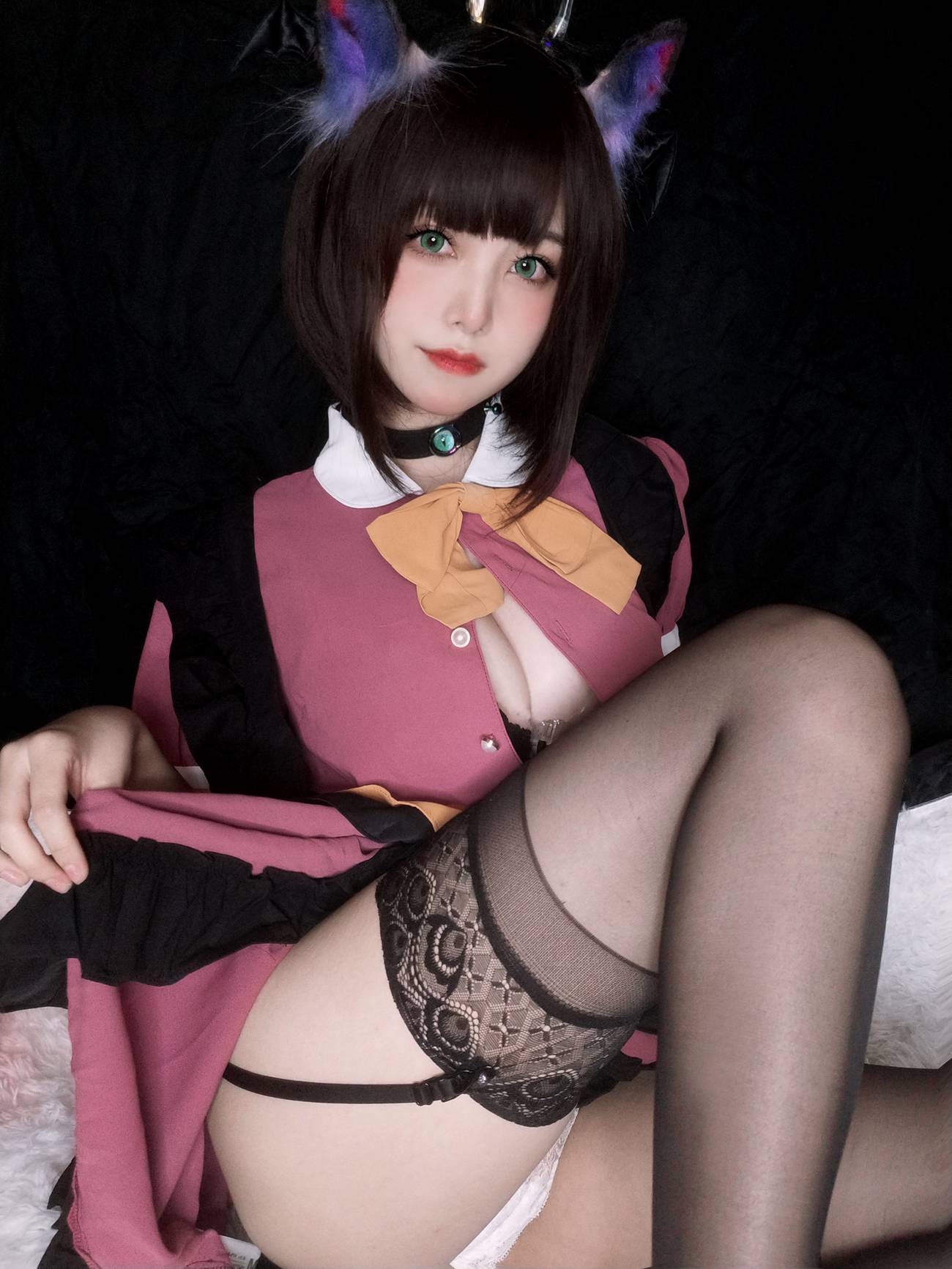 图片[14]-萌系小姐姐蜜汁猫裘 – 万圣节 [27P] – 速更版-美库